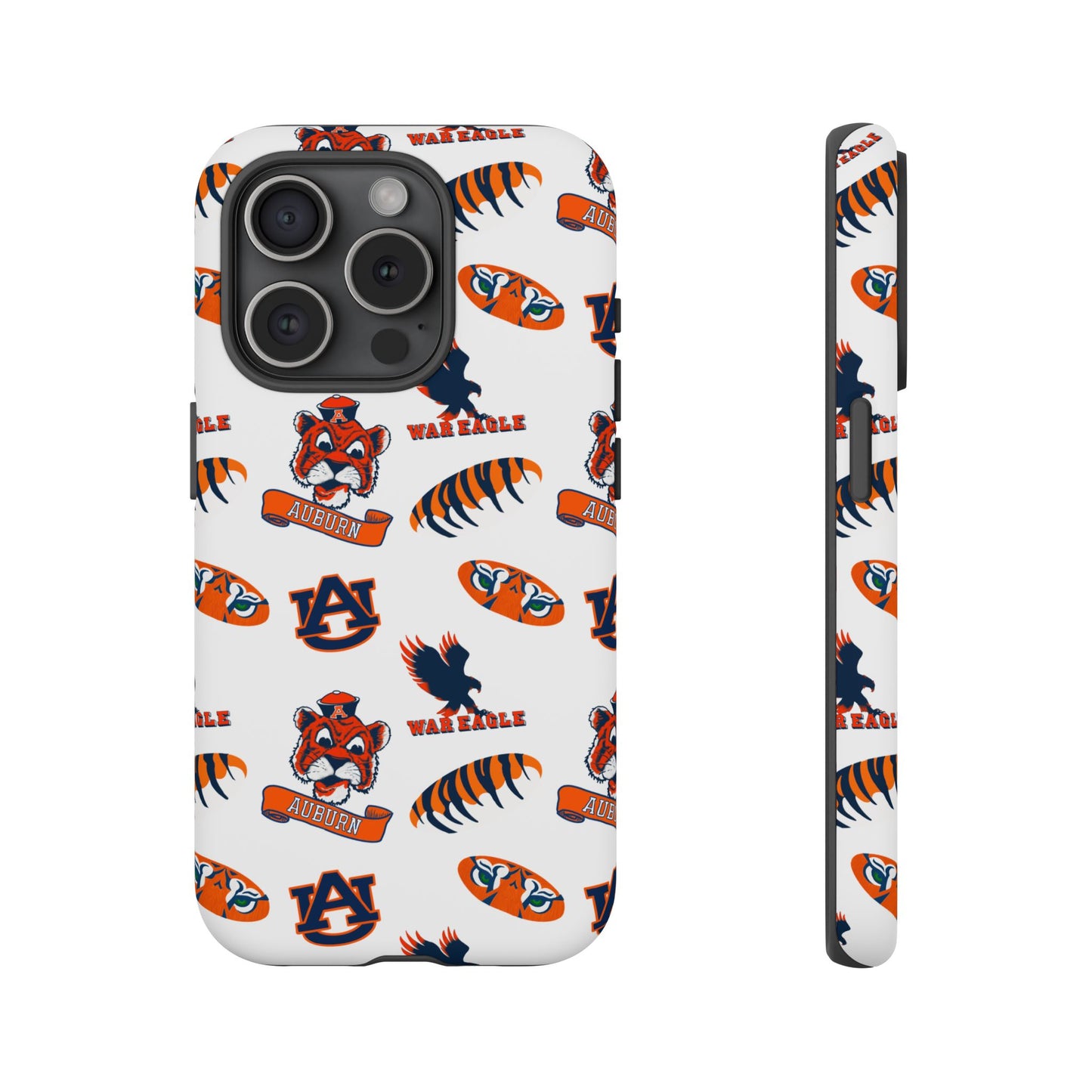 Auburn Fan Phone Case, Sports Team Accessory, Gift for Auburn Fans, Durable Cover, College Game Day