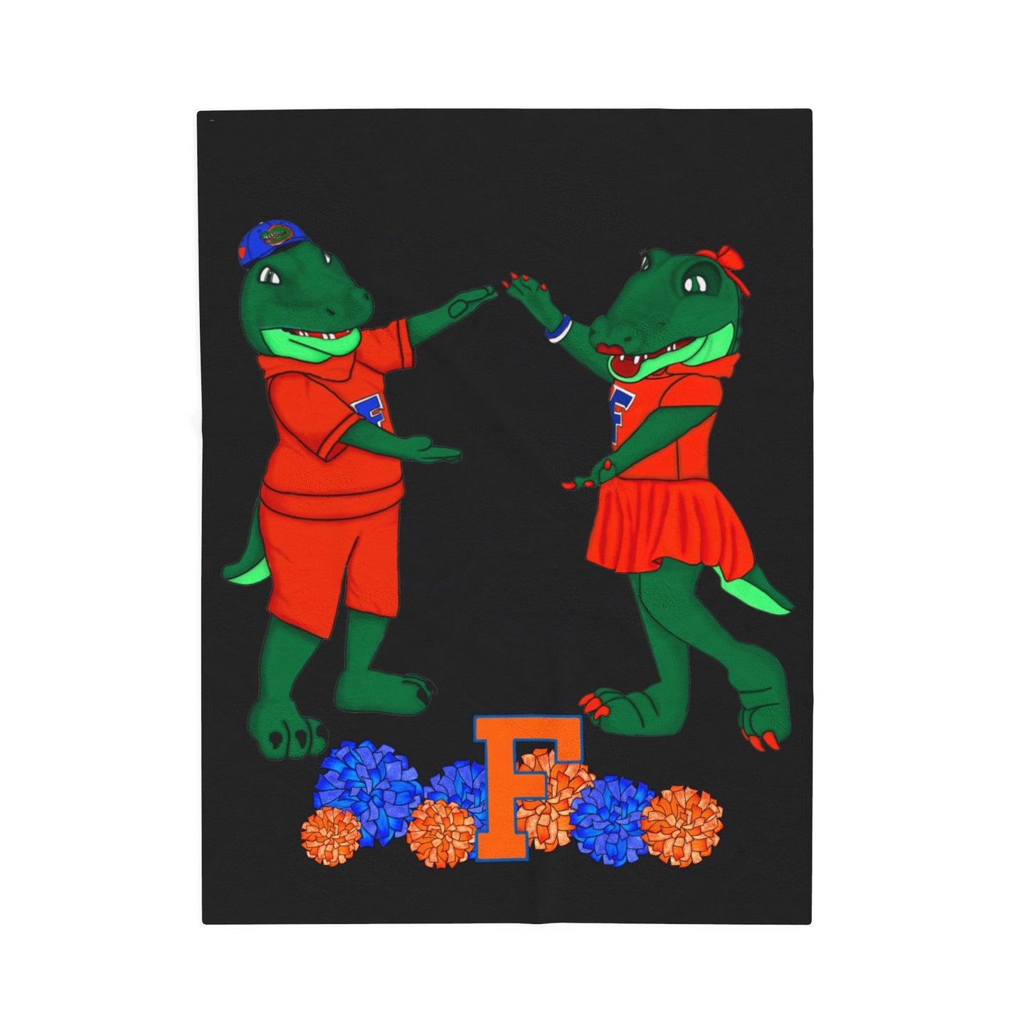 Florida Gators Velveteen Plush Blanket - Perfect for Game Day, Dorm Decor, Gift, Home Essentials, Soft Throw