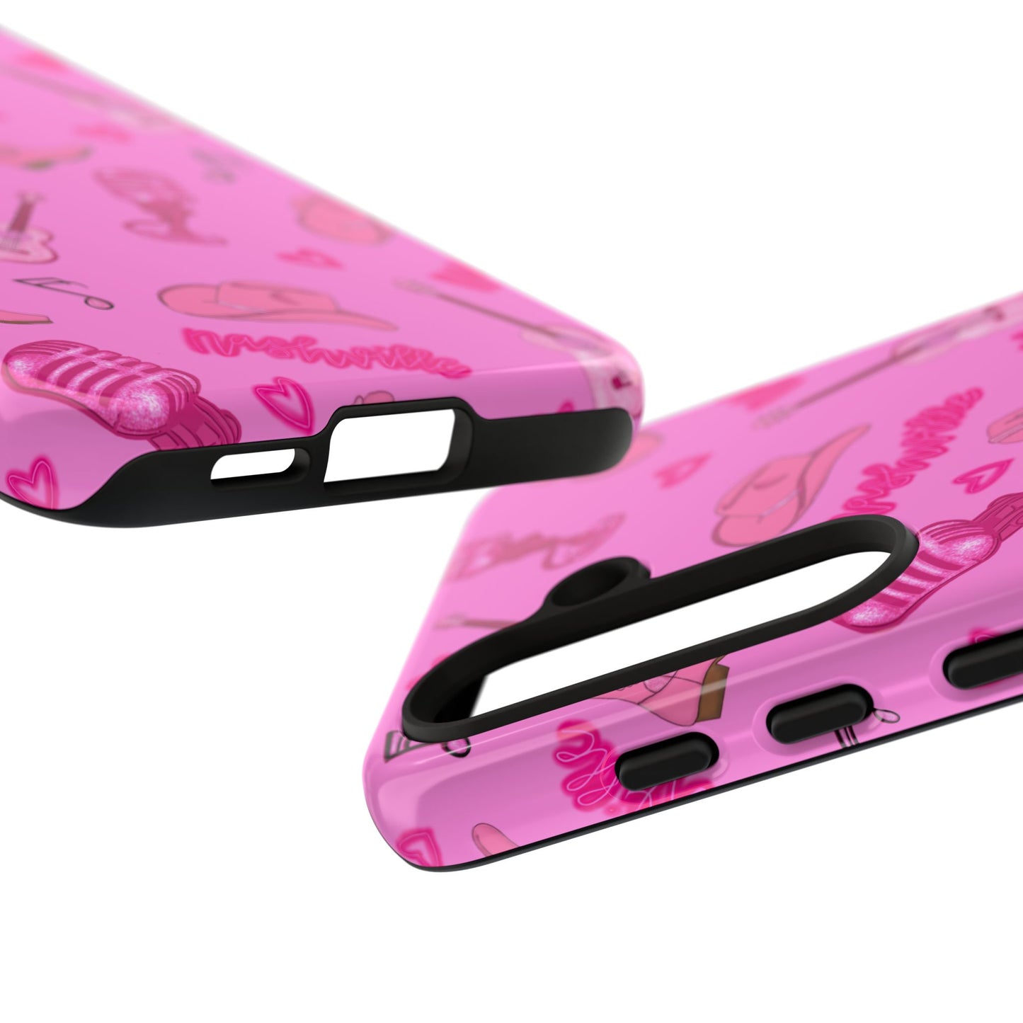 Pink Music Cases for Tough Love, Music Lover Gift, Phone Accessories, Cute Phone Covers, Stylish Cases for Women