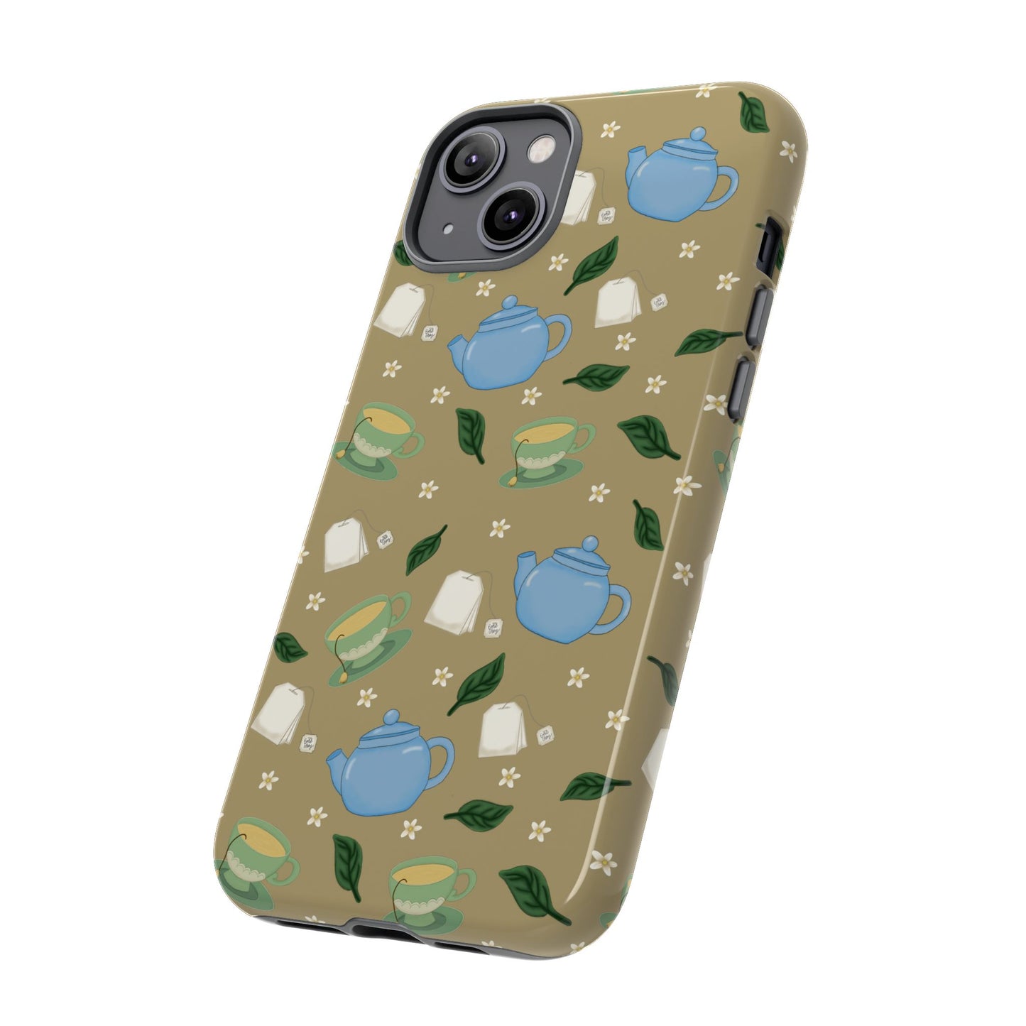 Charming Teacup Phone Case, Cute Phone Cover, Gift for Tea Lovers, Vintage Style Case, Birthday Present, Unique Accessory