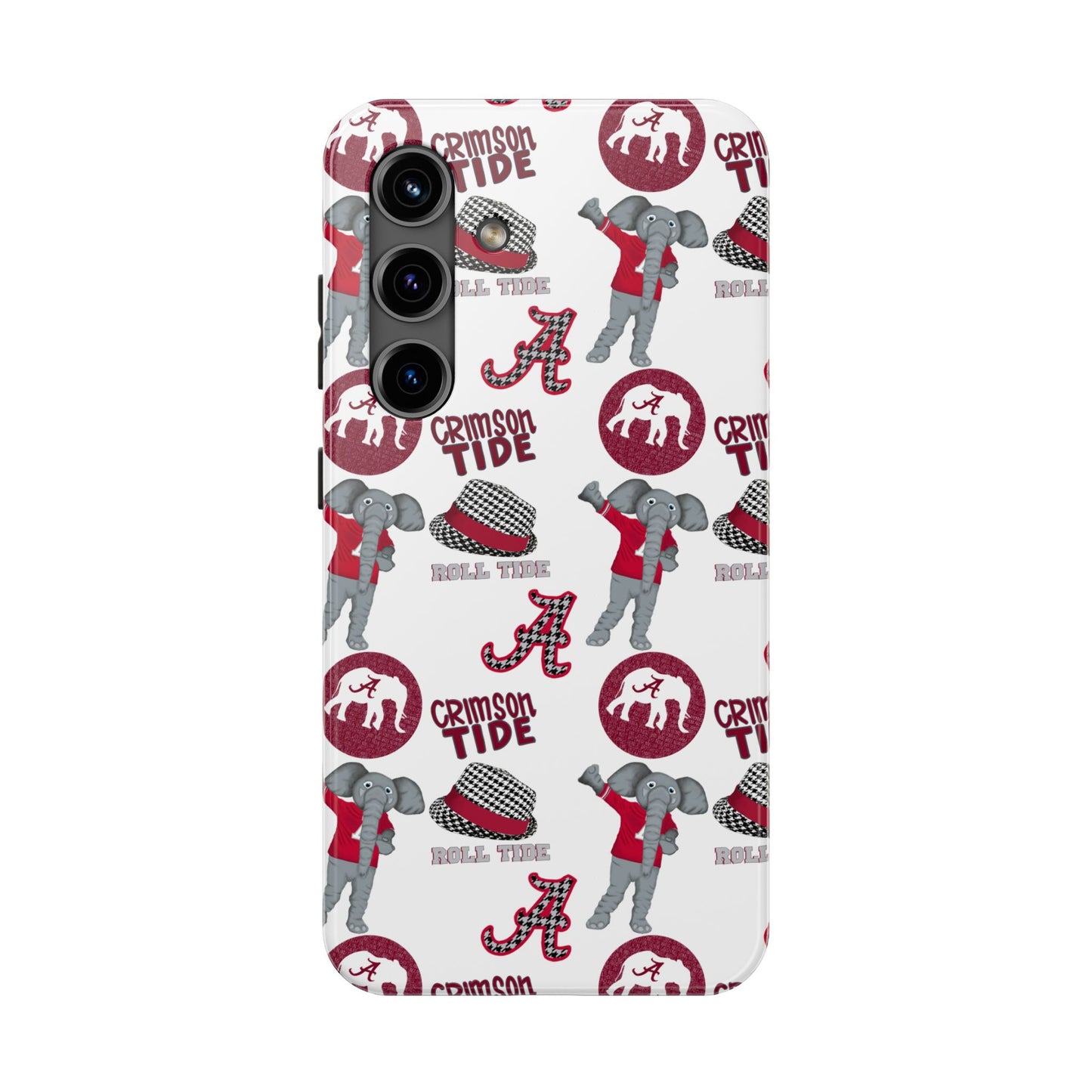 Alabama Crimson Tide Phone Case - Tough, Durable, Elephant Design, Sports Fan Accessories, College Team Gift, Graduation Presents