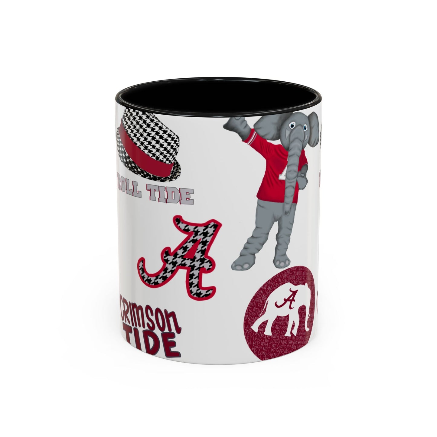 Crimson Tide Coffee Mug, Alabama Fan Cup, Roll Tide Mug, College Sports Gift, Game Day Drinkware