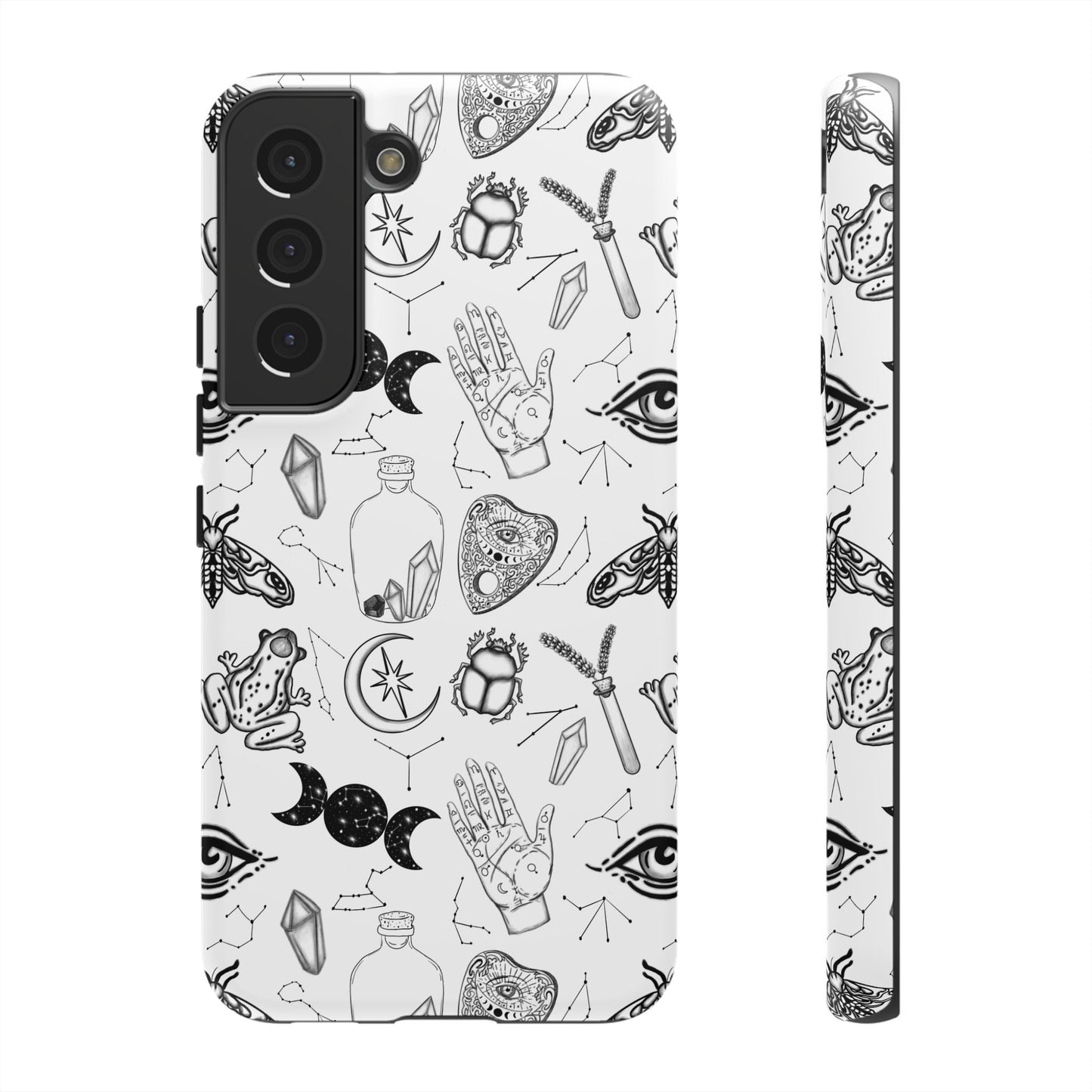 Mystical Phone Case | Boho Aesthetic Cover, Witchy Gift, Crystal Art Protection, Astrology Decor, Unique Cell Phone Skins