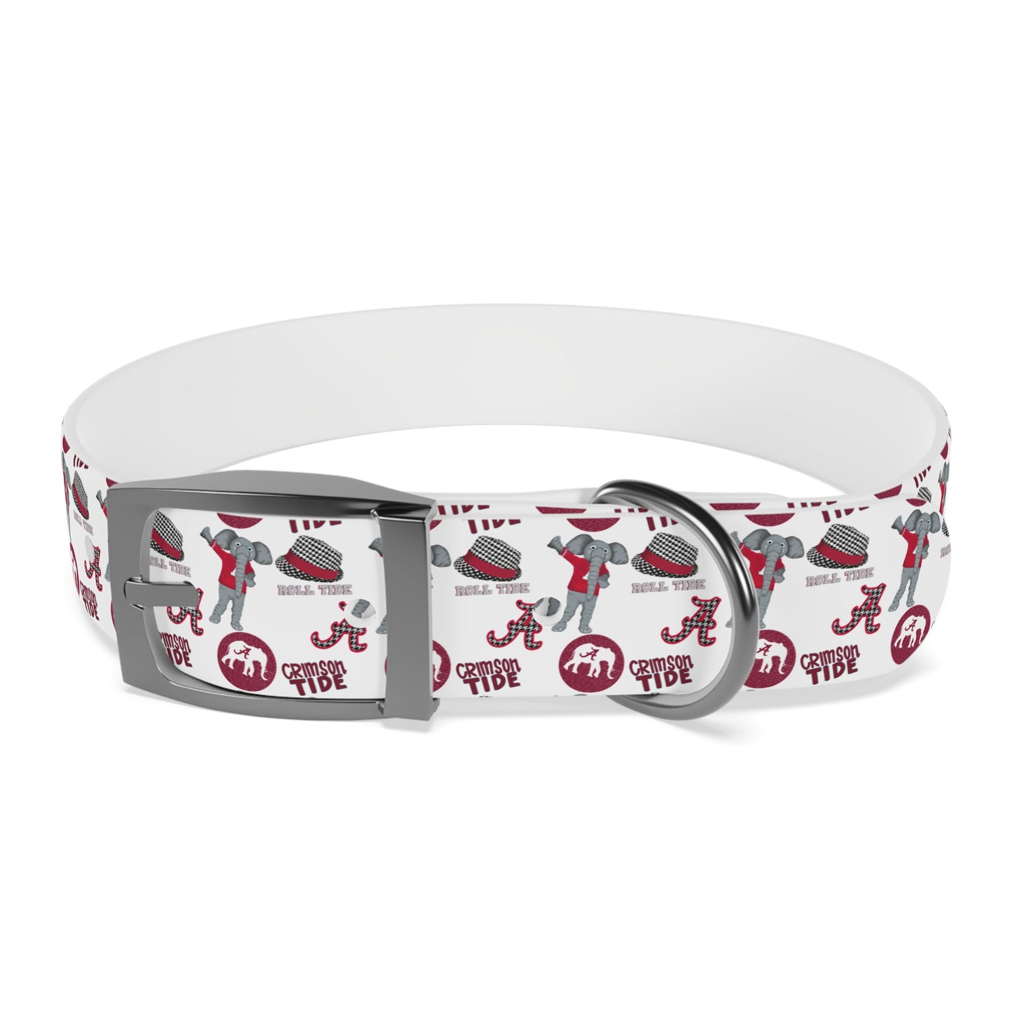 Alabama Crimson Tide Dog Collar - Pet Accessory, Dog Lover Gift, Sports Team Collar, Custom Dog Gear, Football Fan Merchandise