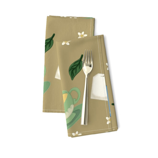 Tea Time Repeating Pattern Napkins