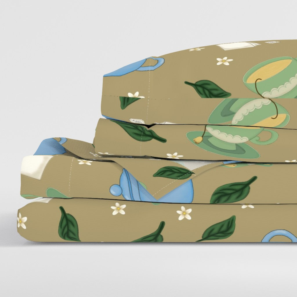 Tea Time Repeating Pattern Sheet Set