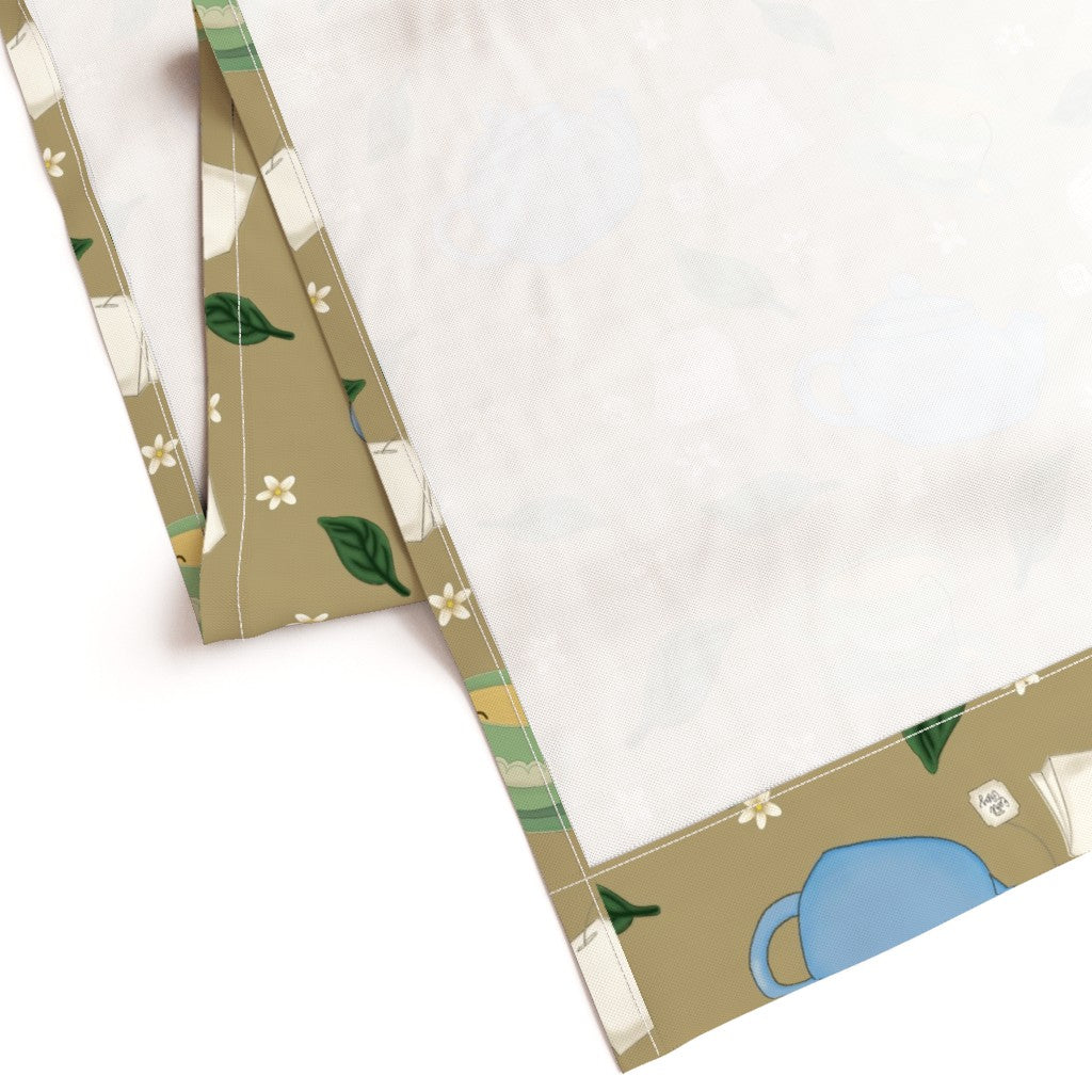 Tea Time Repeating Pattern Curtains