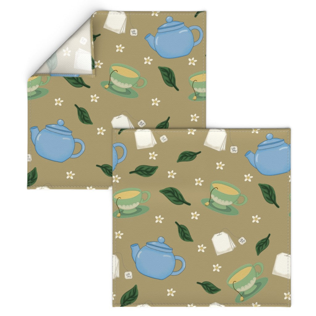 Tea Time Repeating Pattern Napkins