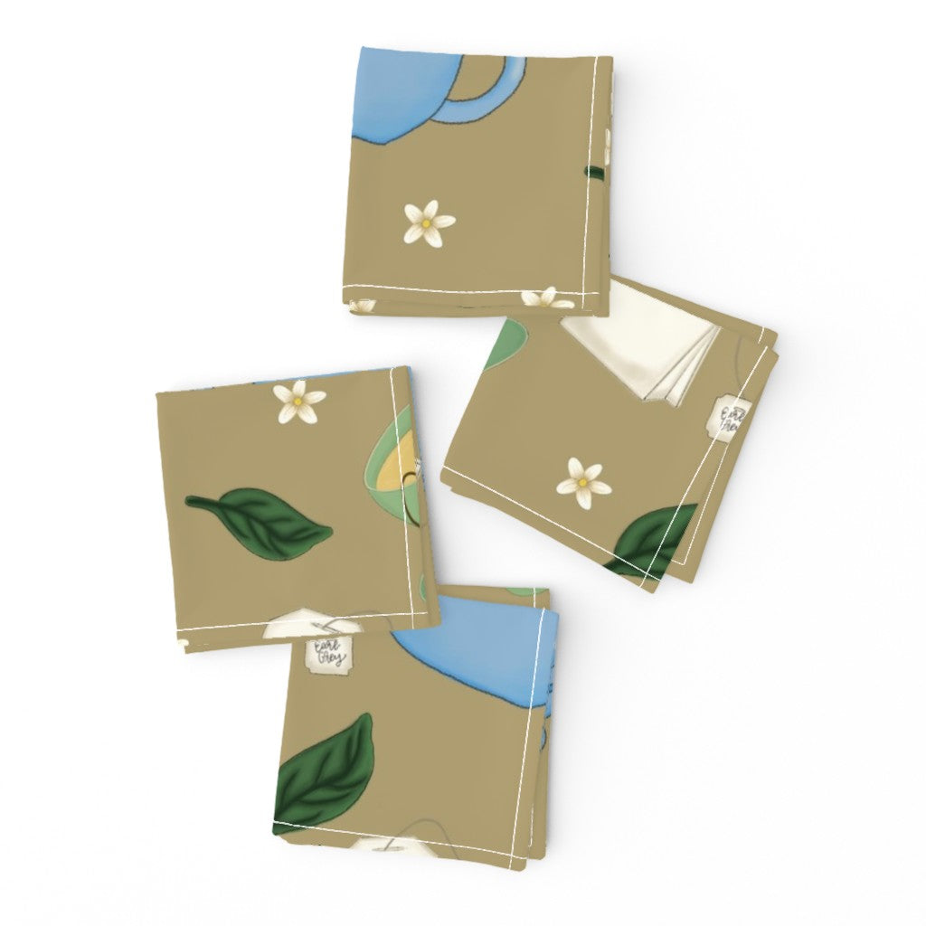 Tea Time Repeating Pattern Napkins
