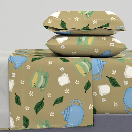 Tea Time Repeating Pattern Sheet Set