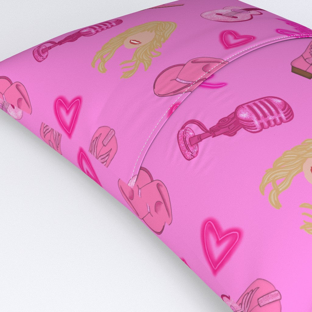 Dolly Parton Inspired "Dolly" Pattern Pillow Sham