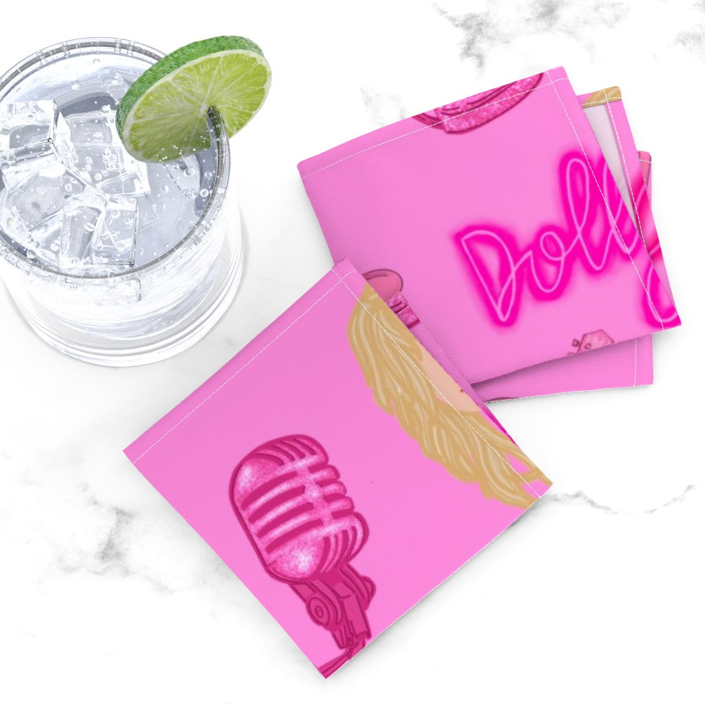 Dolly Parton "Dolly" Repeating Pattern Napkins