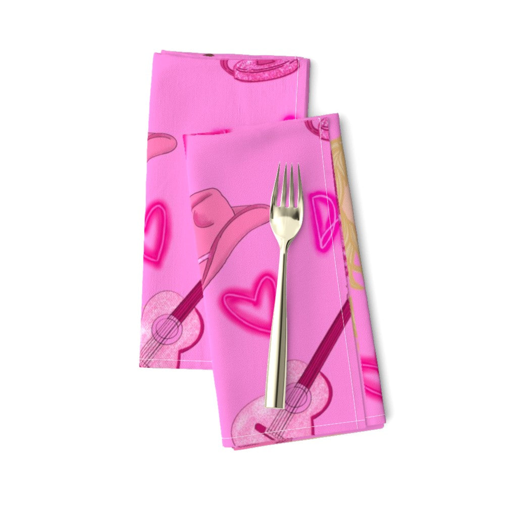 Dolly Parton "Dolly" Repeating Pattern Napkins