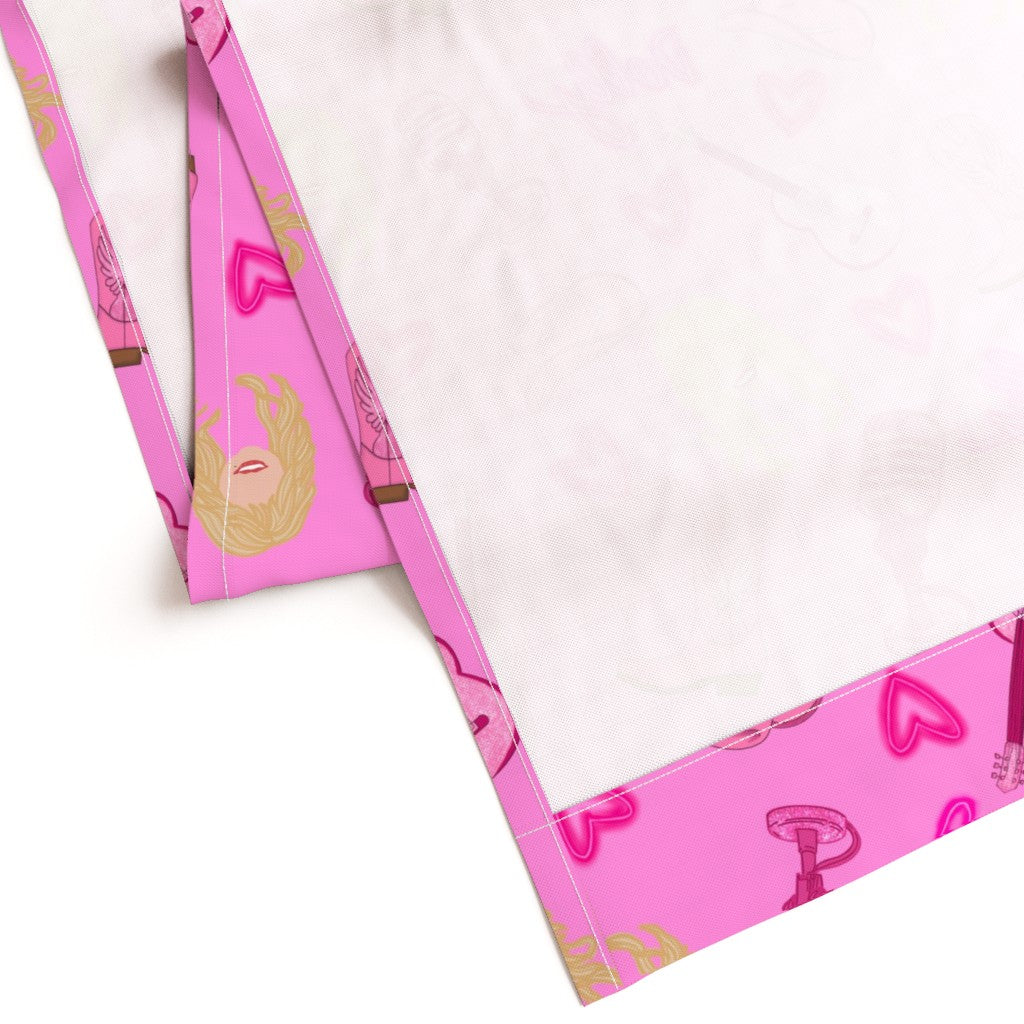 Dolly Parton Inspired "Dolly" Repeating Pattern Curtains