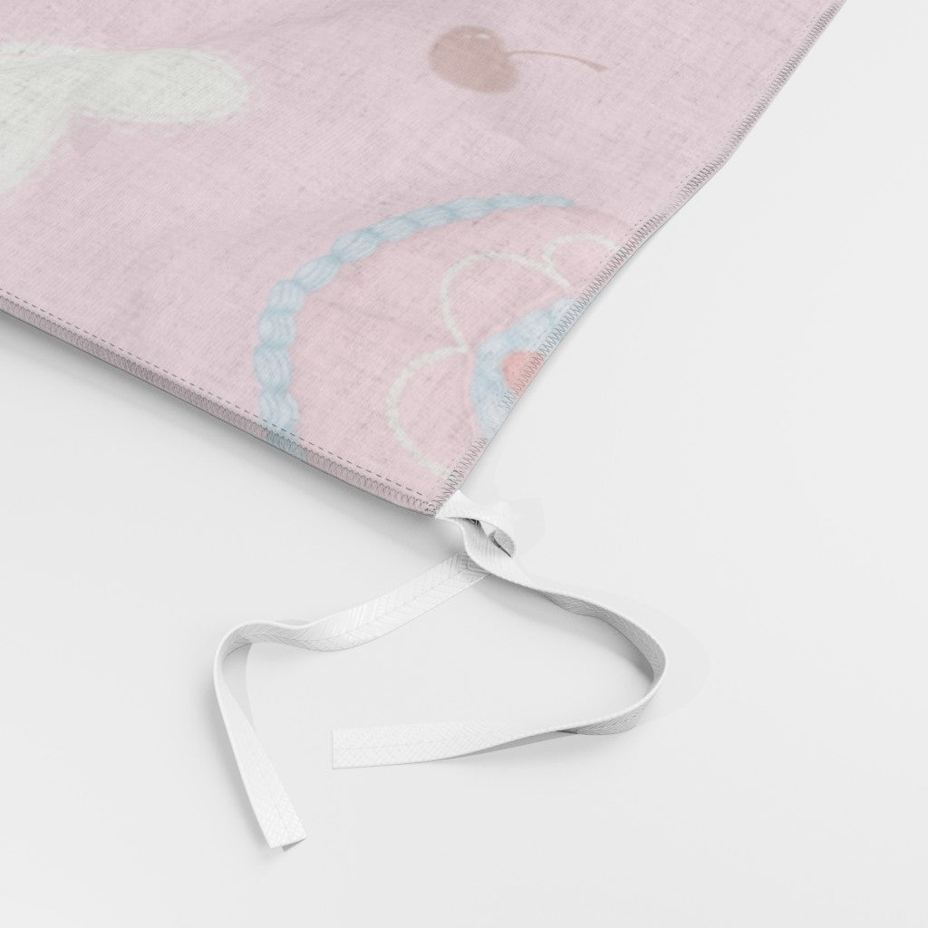 Cakes Bow and Cherries Repeating Pattern Duvet Cover