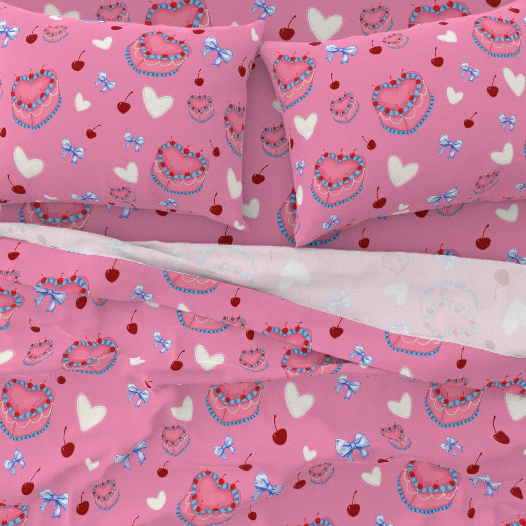 Cakes, Bow and Cherries Pattern Sheet Set