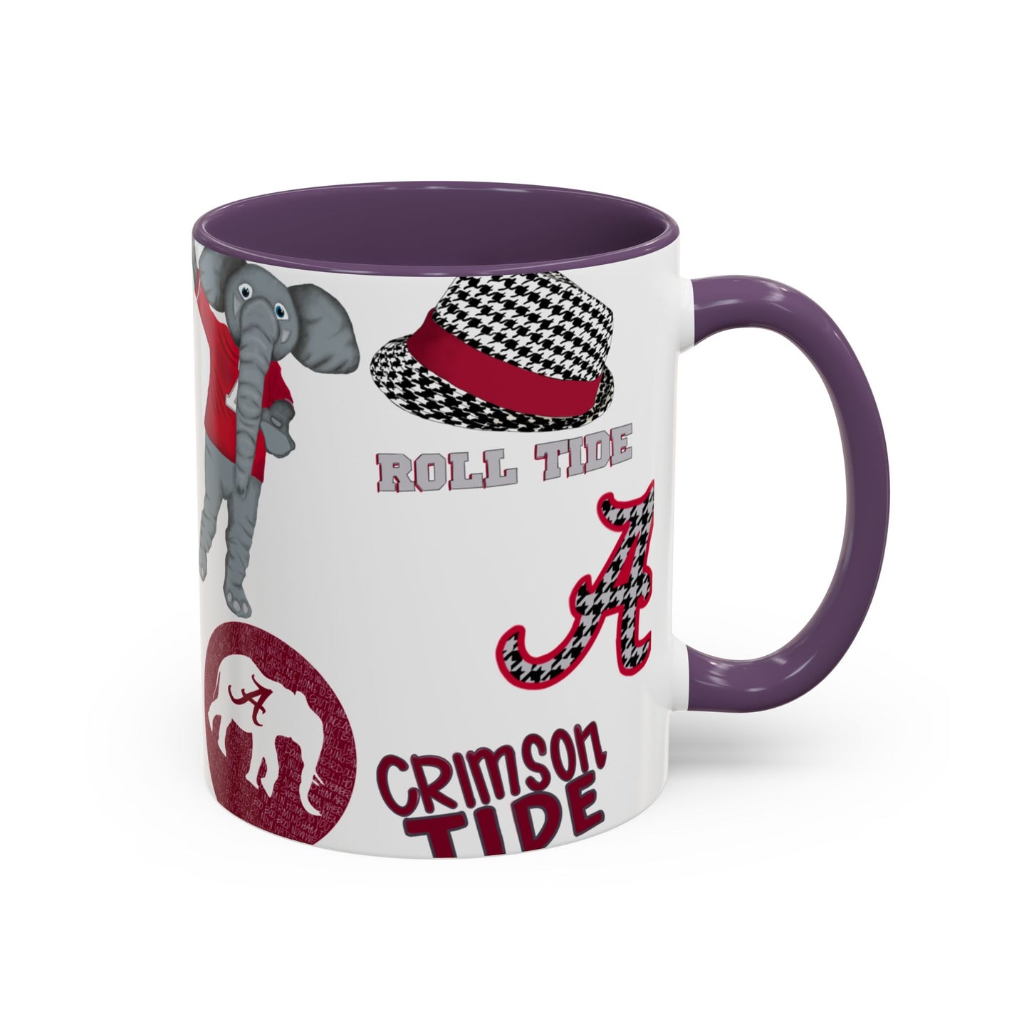 Crimson Tide Coffee Mug, Alabama Fan Cup, Roll Tide Mug, College Sports Gift, Game Day Drinkware