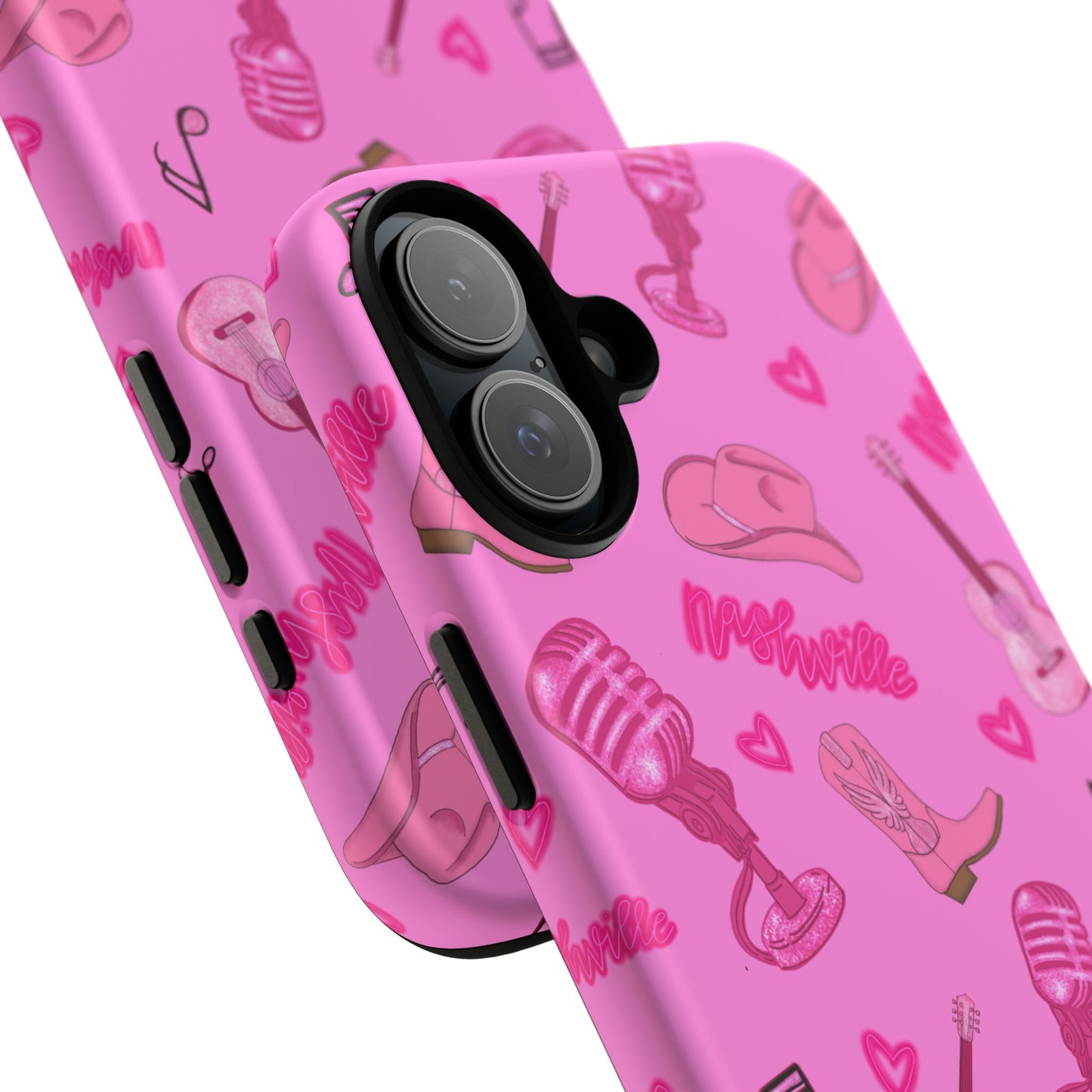 Pink Music Cases for Tough Love, Music Lover Gift, Phone Accessories, Cute Phone Covers, Stylish Cases for Women