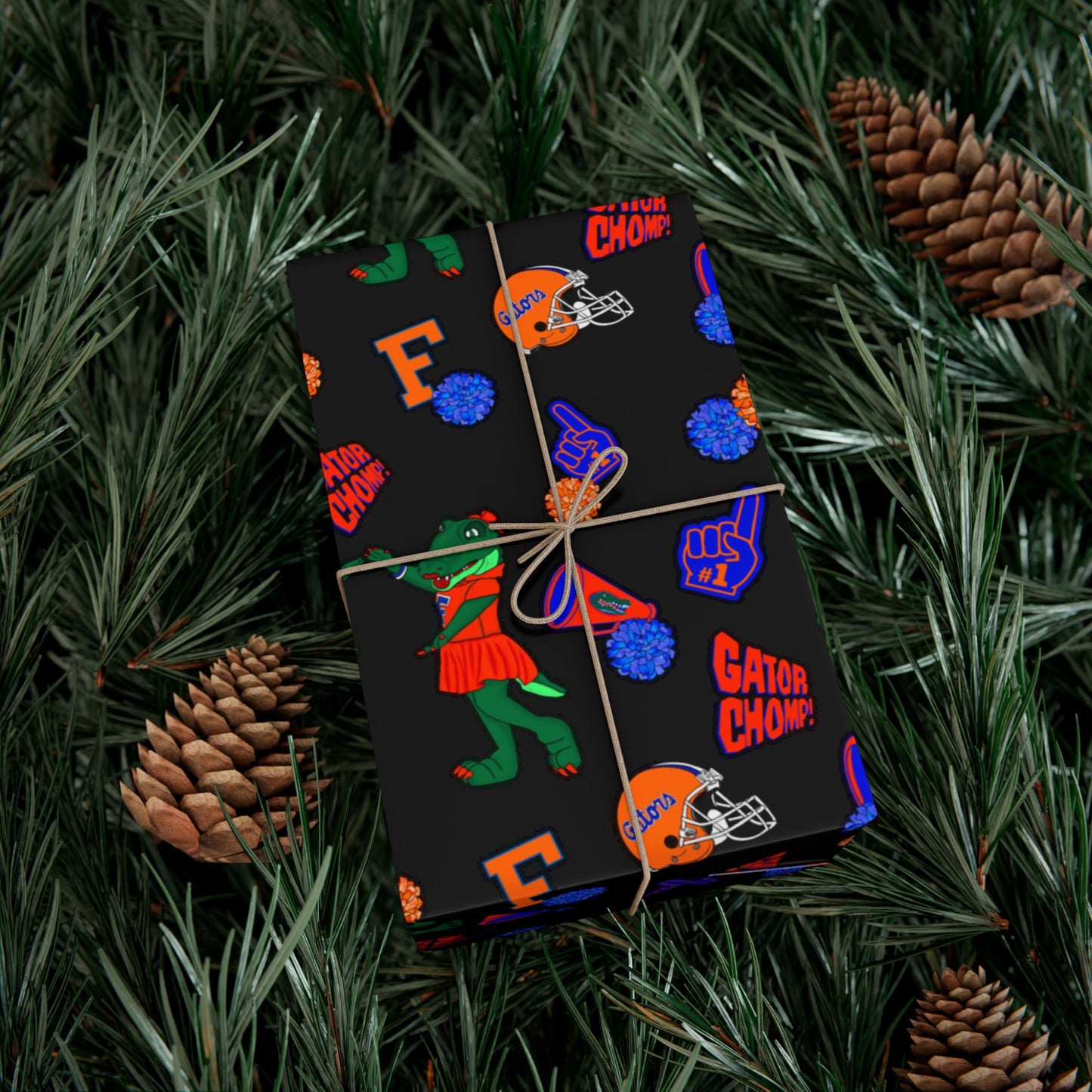 Florida Gators Football Gift Wrap Paper — Team Spirit Wrapping Paper for Fans & Game Day
