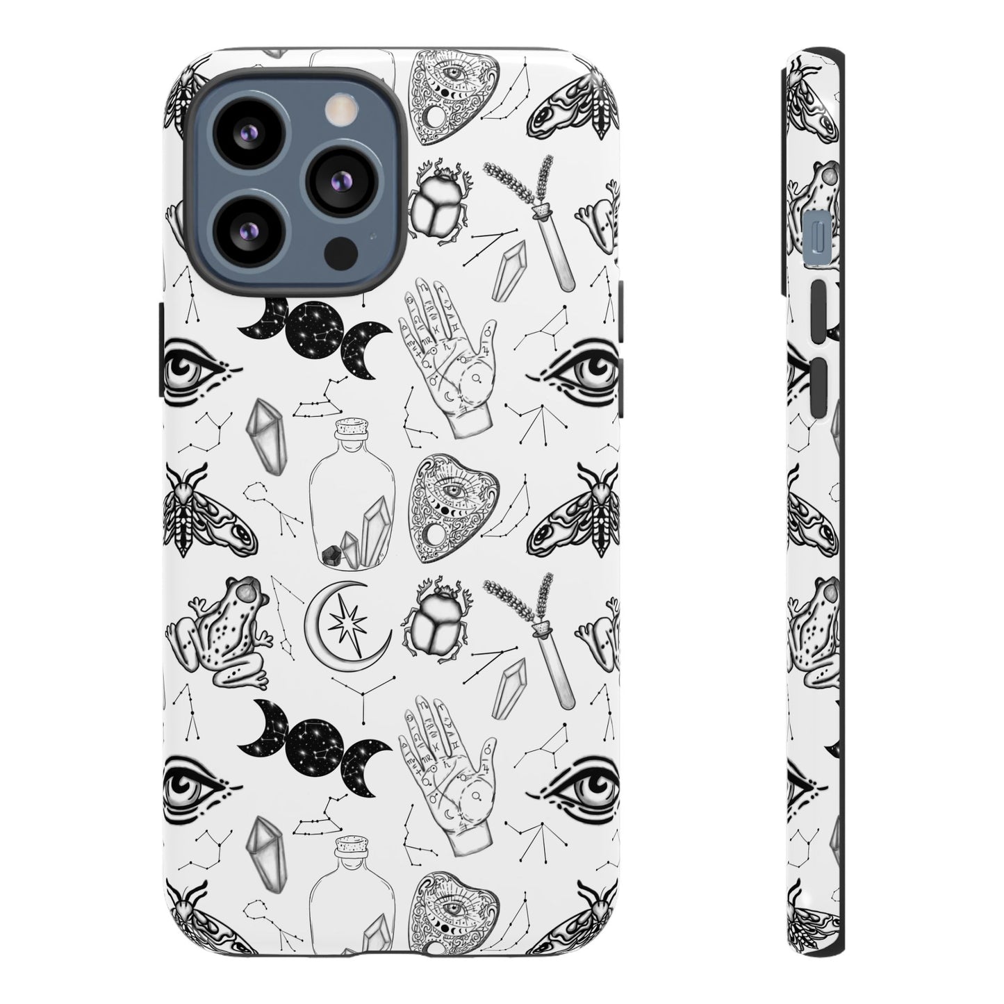 Mystical Phone Case | Boho Aesthetic Cover, Witchy Gift, Crystal Art Protection, Astrology Decor, Unique Cell Phone Skins