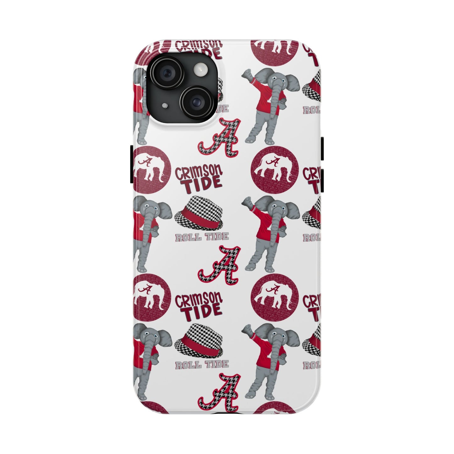 Alabama Crimson Tide Phone Case - Tough, Durable, Elephant Design, Sports Fan Accessories, College Team Gift, Graduation Presents
