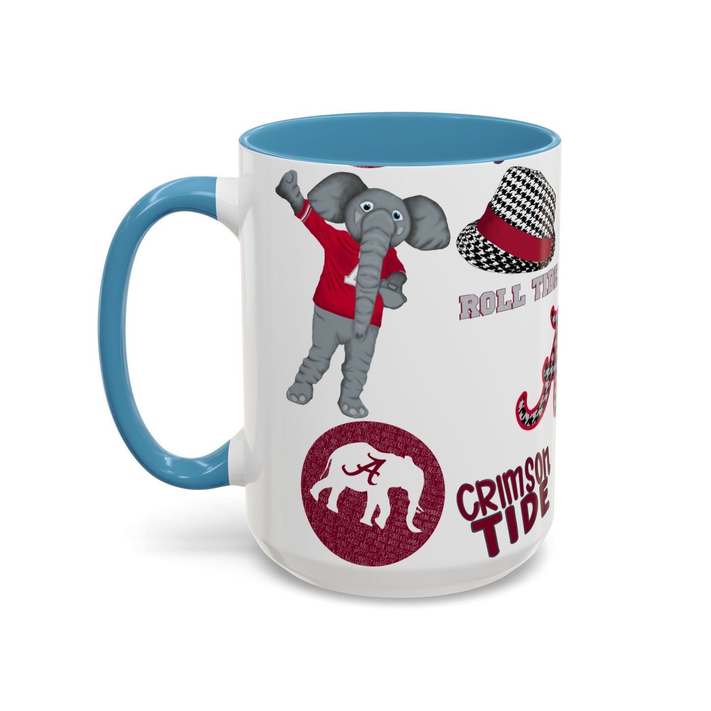 Crimson Tide Coffee Mug, Alabama Fan Cup, Roll Tide Mug, College Sports Gift, Game Day Drinkware