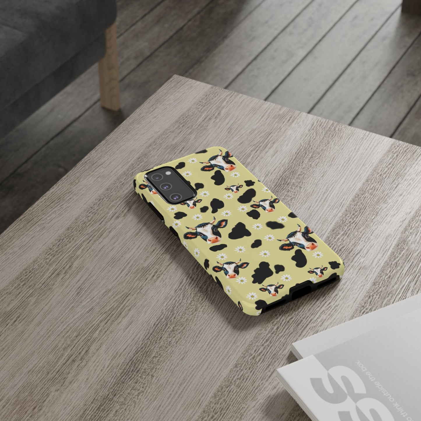 Cow Print Phone Case - Cute Protection for Animal Lovers, Gift for Farmhouse Decor, Cheerful Cow Design