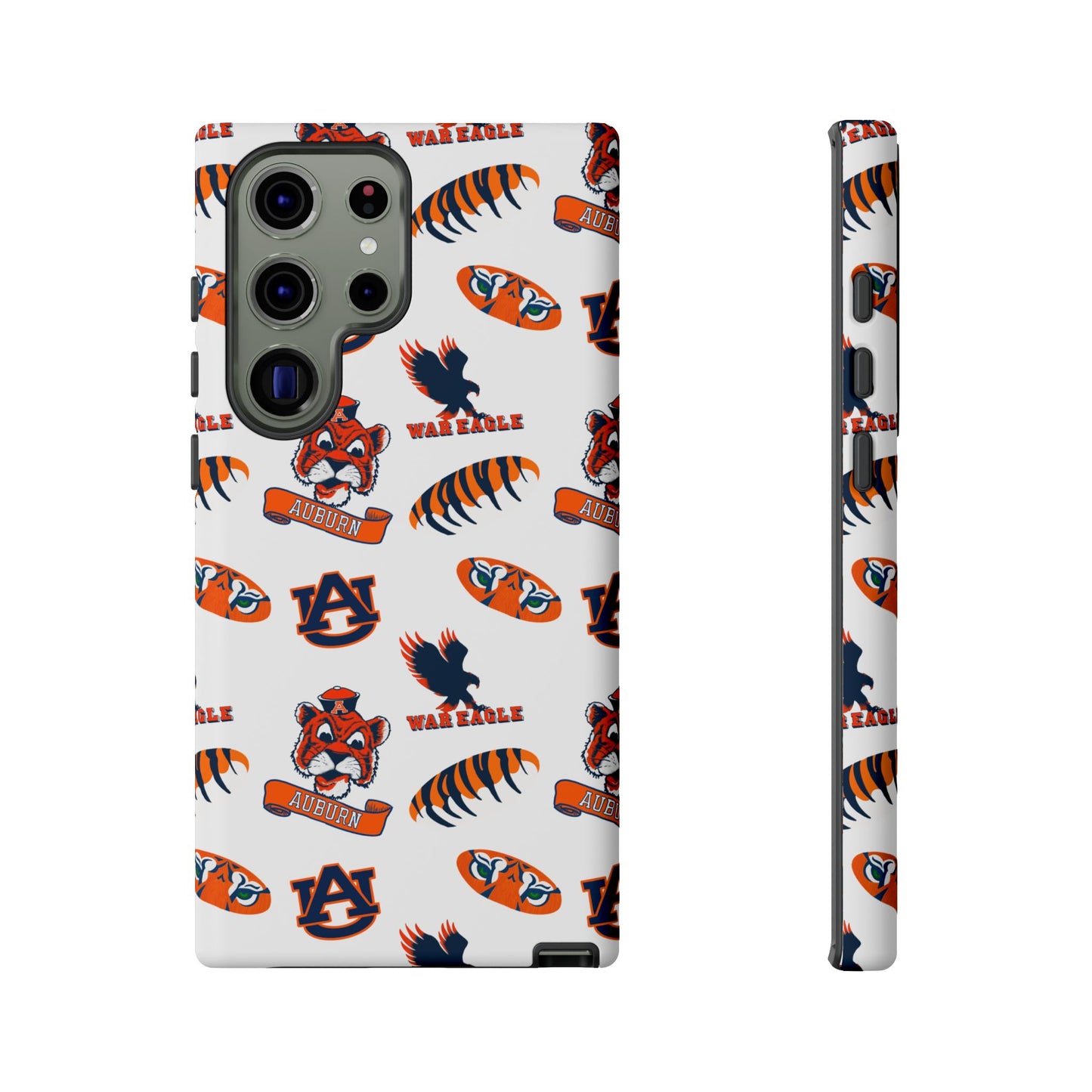 Auburn Fan Phone Case, Sports Team Accessory, Gift for Auburn Fans, Durable Cover, College Game Day