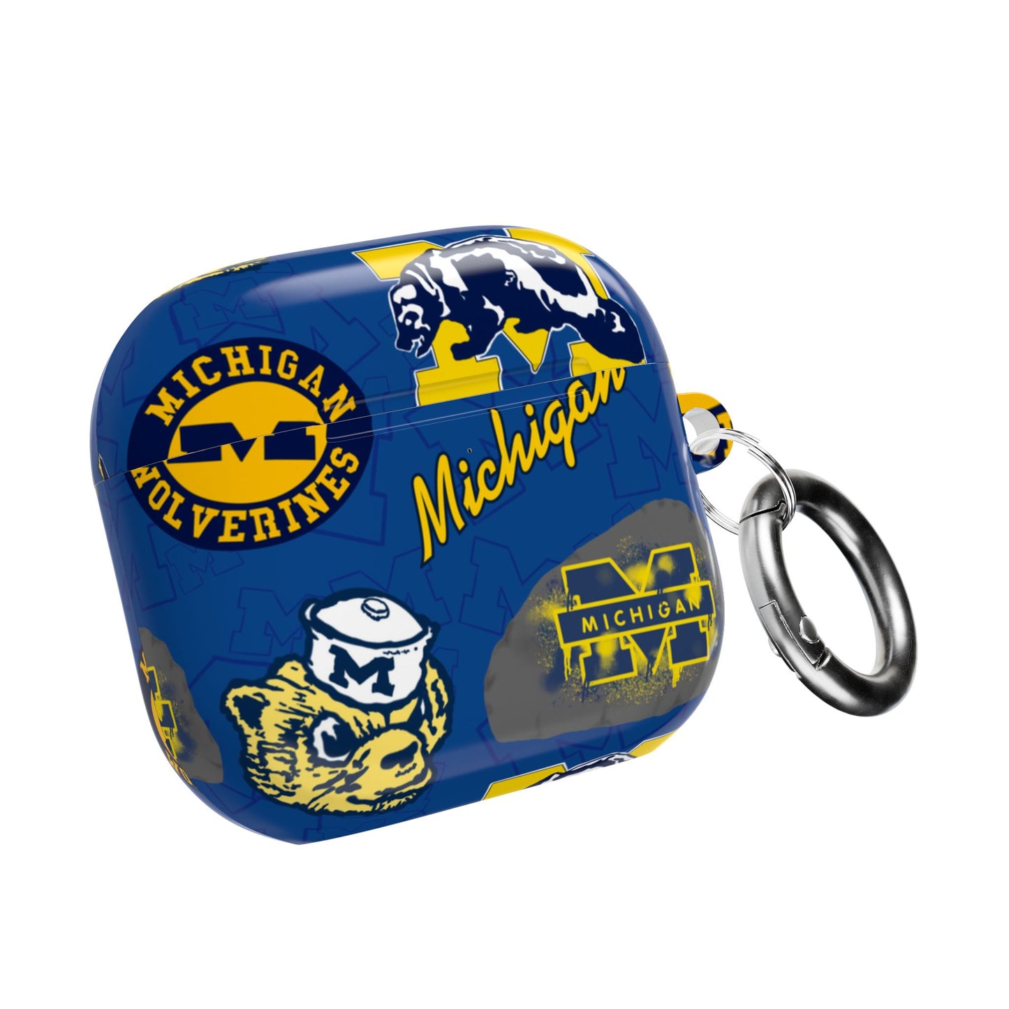 Michigan Wolverines AirPod Cases, College Accessories, Gifts for Students, Custom Electronics Cover, Tech Gear