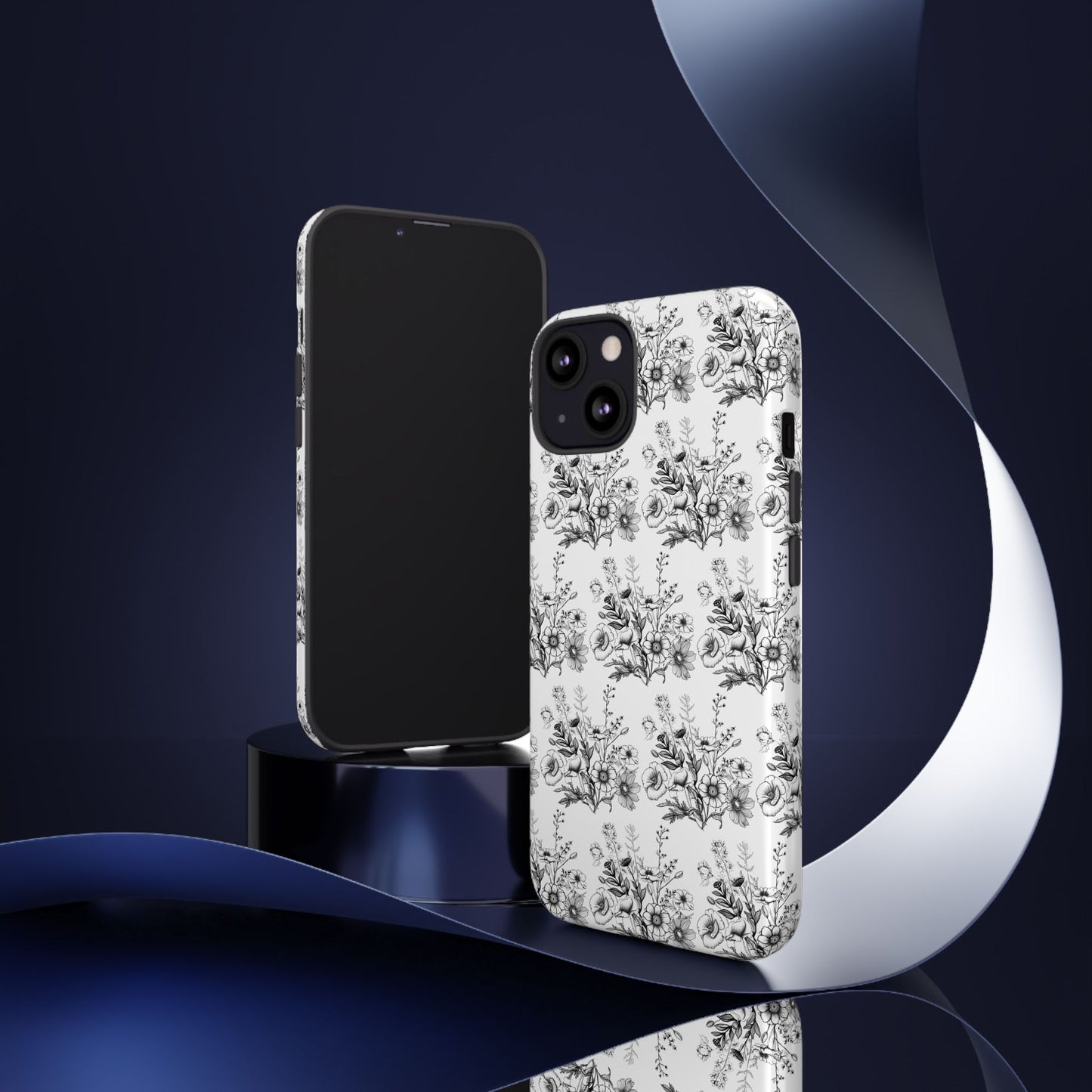 Floral Phone Case, Tough Cases with Elegant Black and White Design, Protective Cover for Fashion Lovers, Unique Gift for All [...]