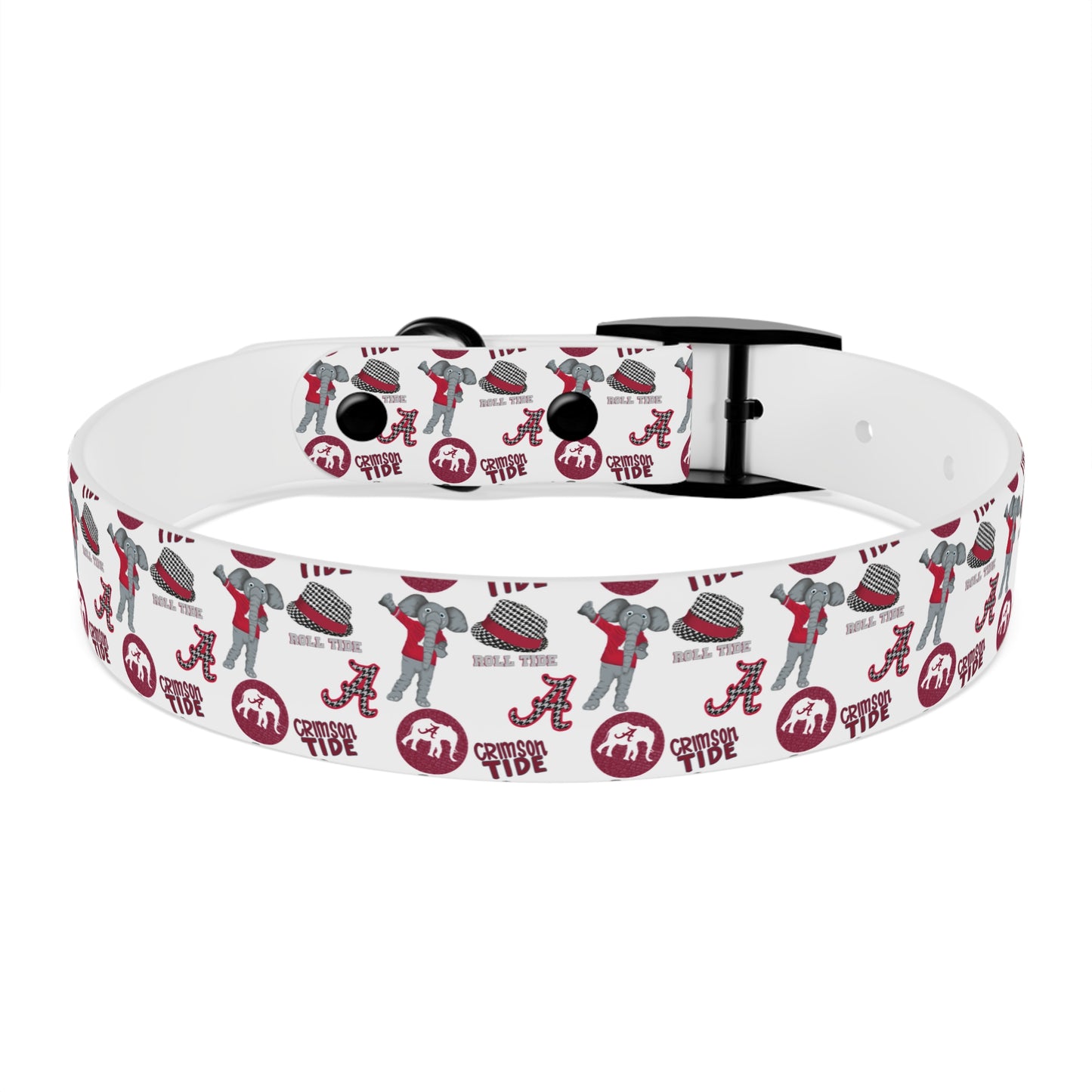 Alabama Crimson Tide Dog Collar - Pet Accessory, Dog Lover Gift, Sports Team Collar, Custom Dog Gear, Football Fan Merchandise