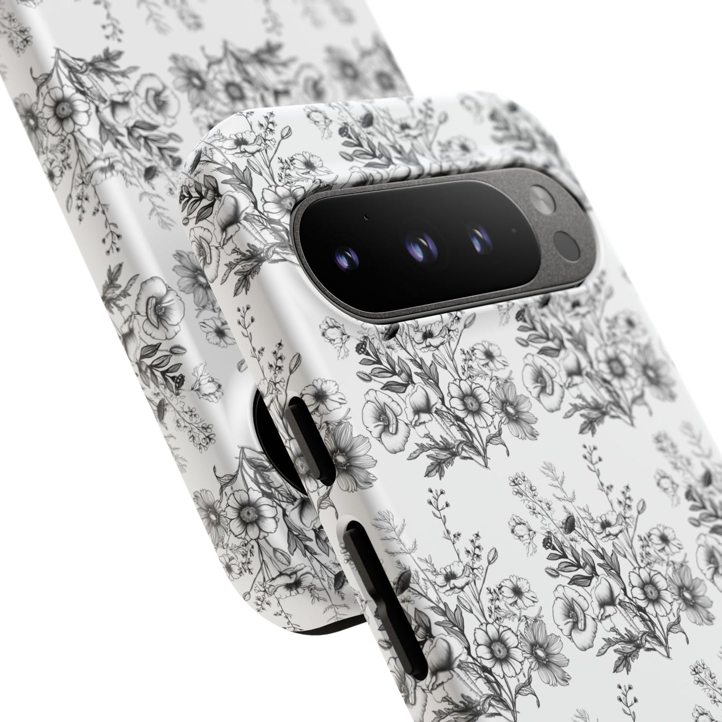 Floral Phone Case, Tough Cases with Elegant Black and White Design, Protective Cover for Fashion Lovers, Unique Gift for All [...]