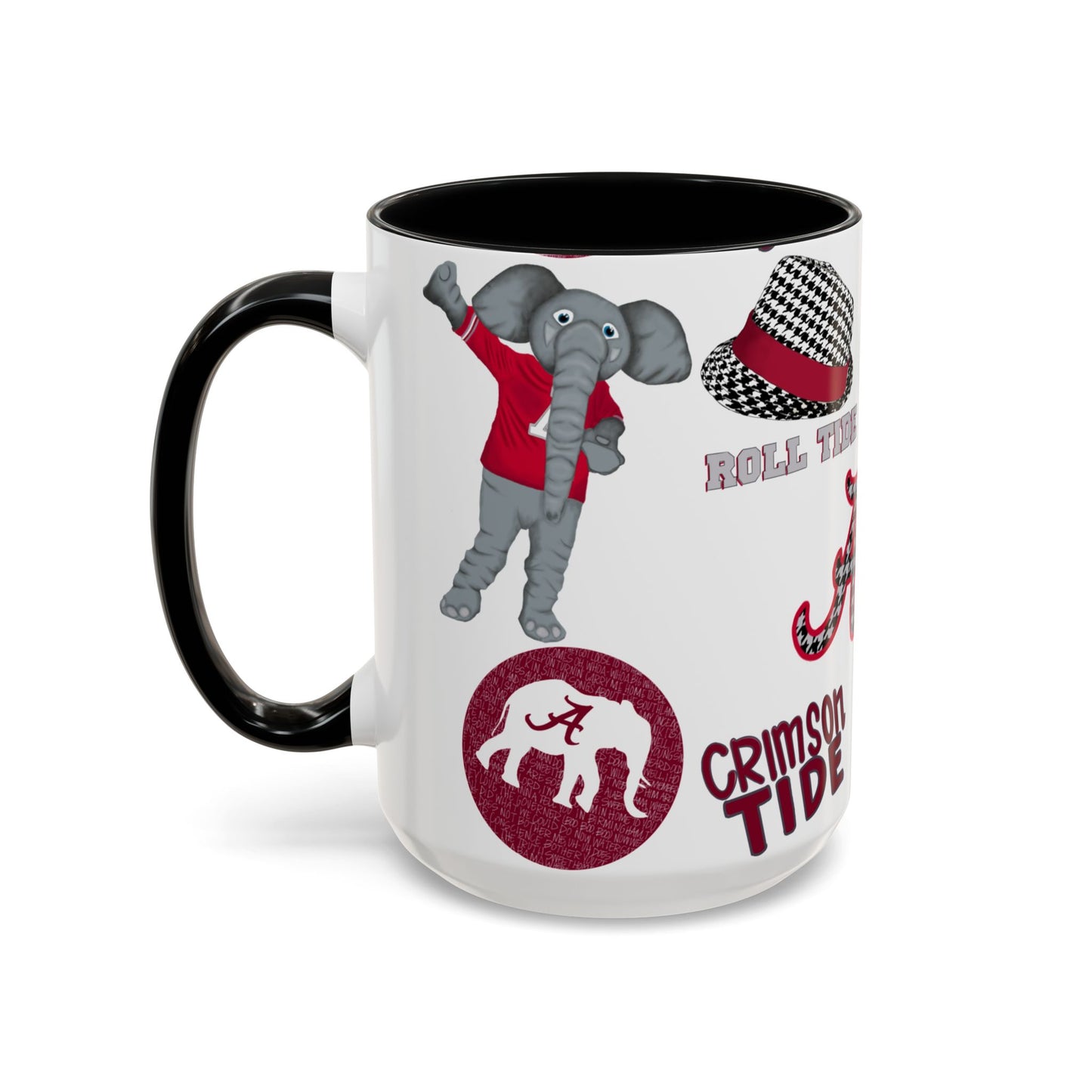 Crimson Tide Coffee Mug, Alabama Fan Cup, Roll Tide Mug, College Sports Gift, Game Day Drinkware