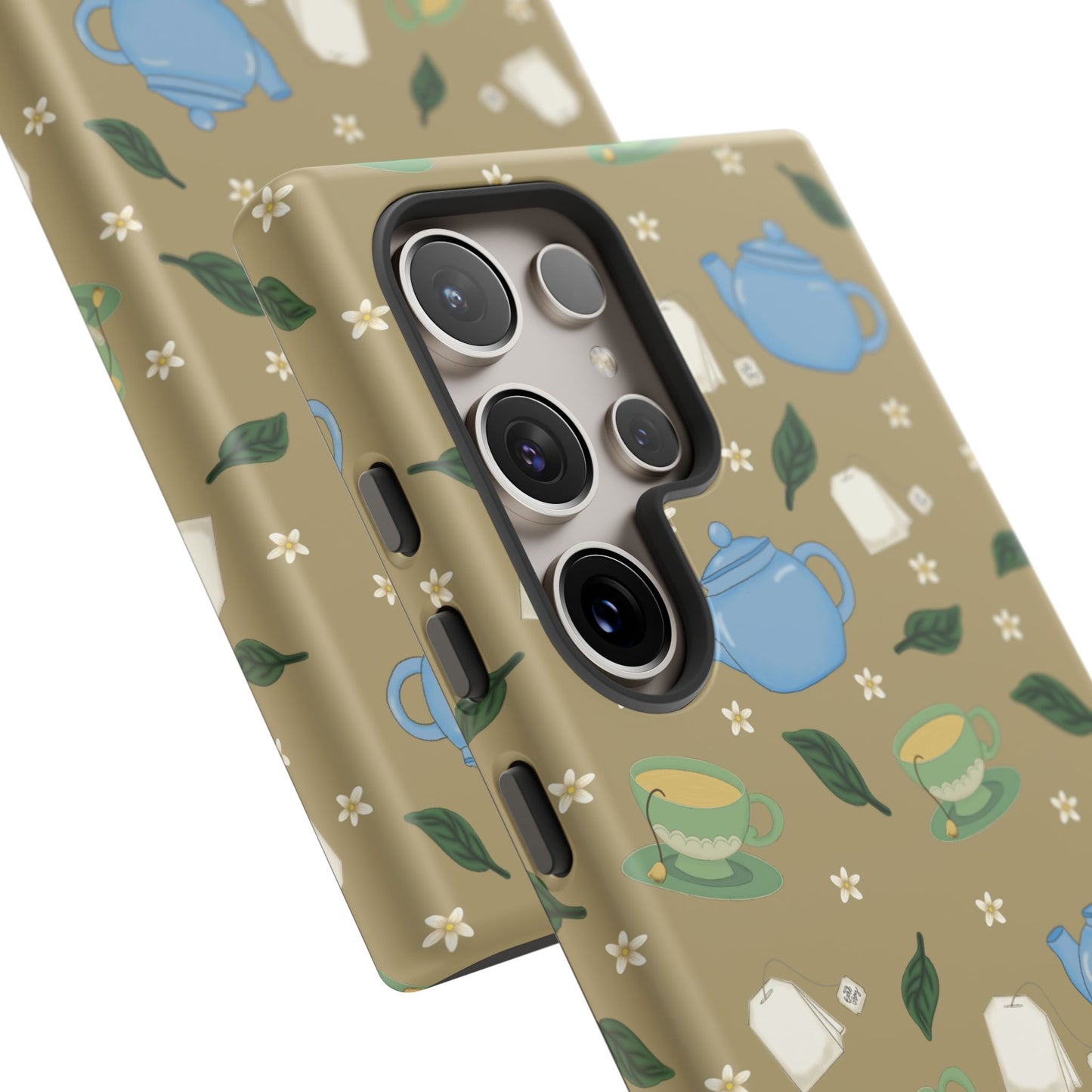 Charming Teacup Phone Case, Cute Phone Cover, Gift for Tea Lovers, Vintage Style Case, Birthday Present, Unique Accessory