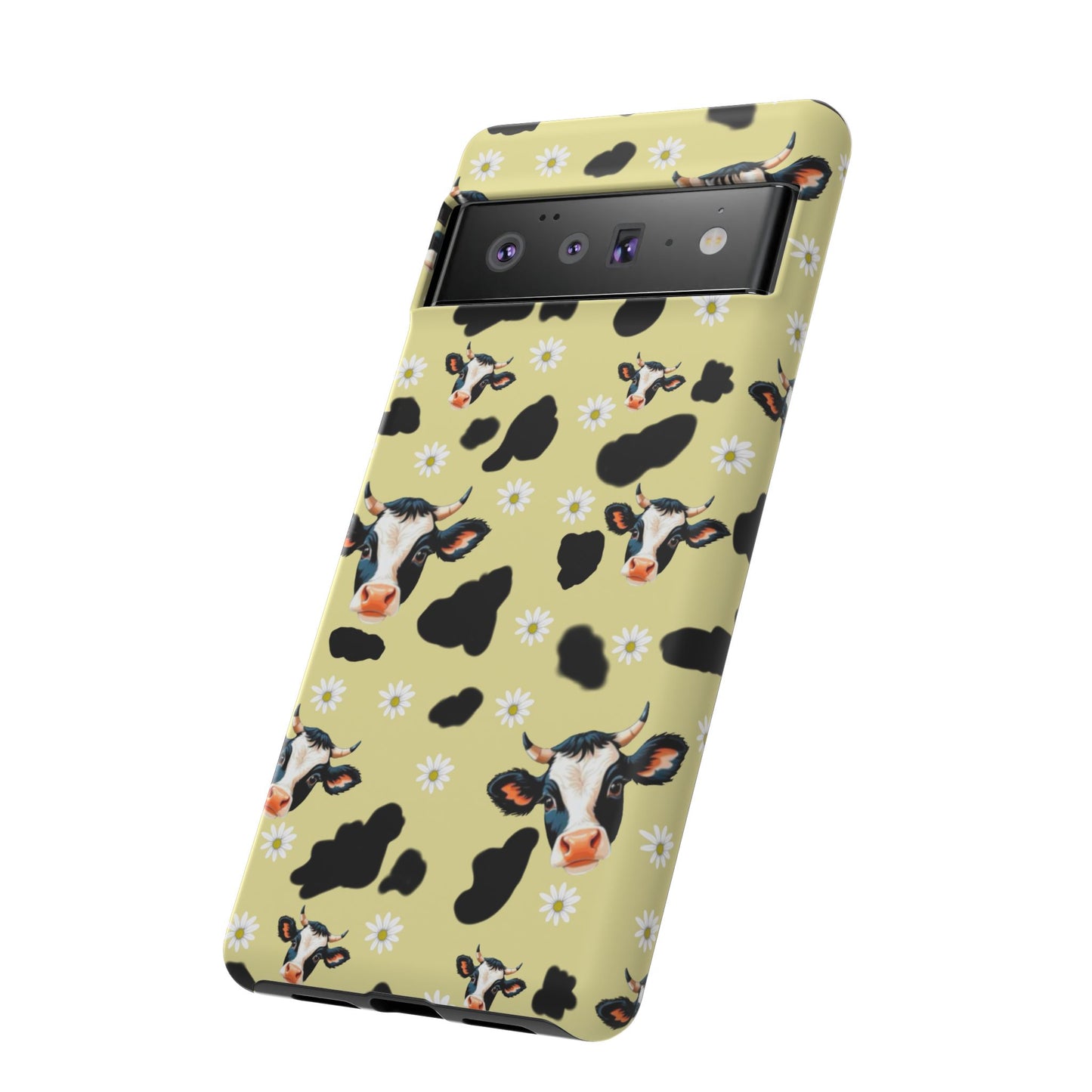 Cow Print Phone Case - Cute Protection for Animal Lovers, Gift for Farmhouse Decor, Cheerful Cow Design