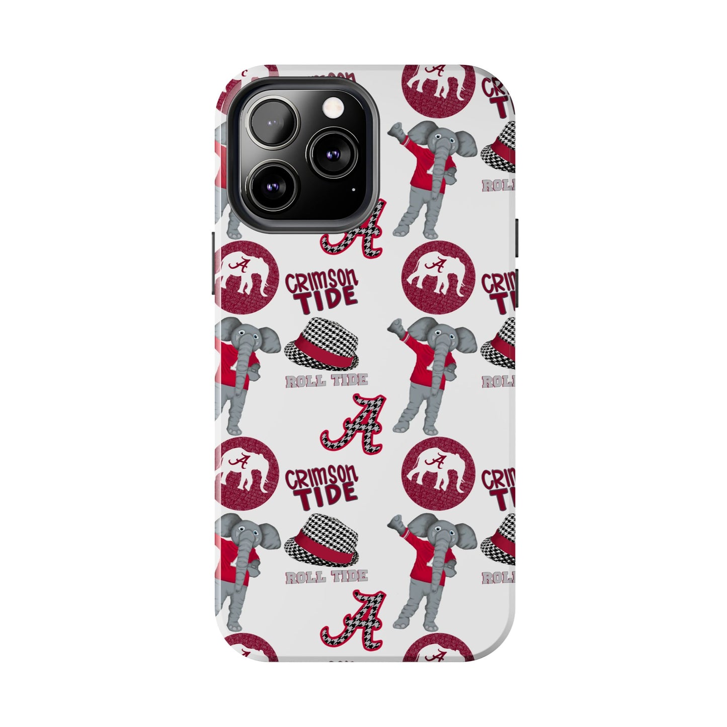 Alabama Crimson Tide Phone Case - Tough, Durable, Elephant Design, Sports Fan Accessories, College Team Gift, Graduation Presents