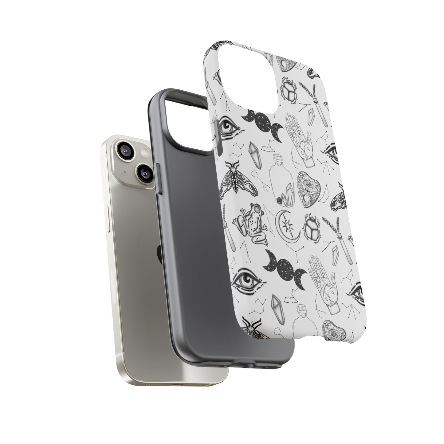 Mystical Phone Case | Boho Aesthetic Cover, Witchy Gift, Crystal Art Protection, Astrology Decor, Unique Cell Phone Skins