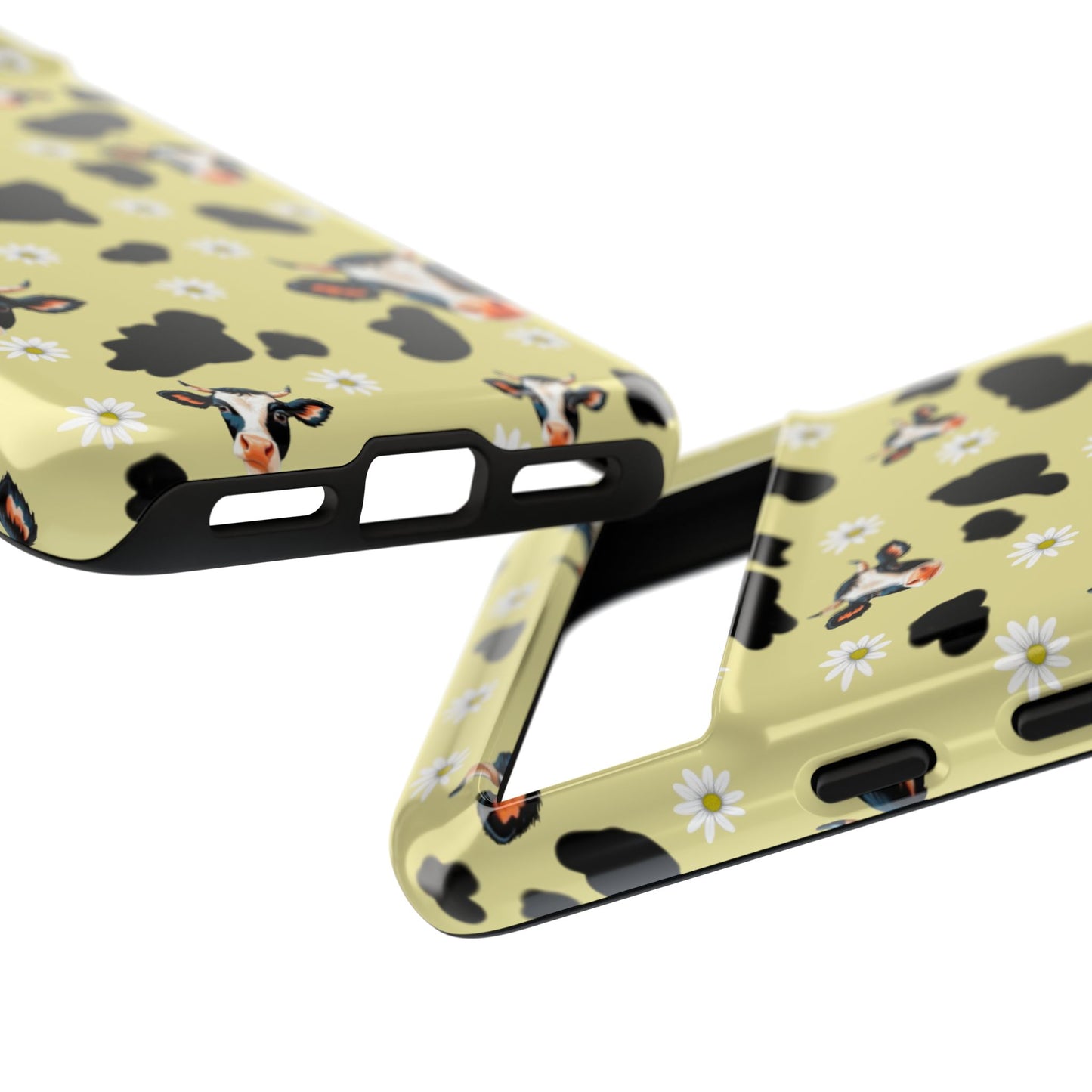 Cow Print Phone Case - Cute Protection for Animal Lovers, Gift for Farmhouse Decor, Cheerful Cow Design