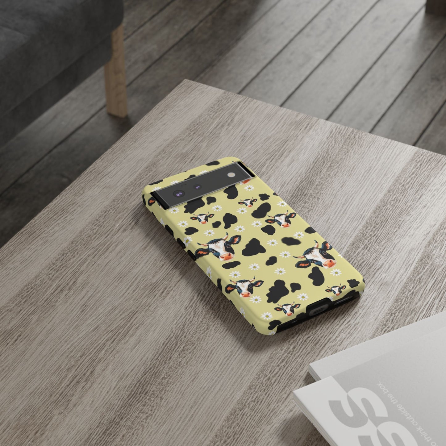 Cow Print Phone Case - Cute Protection for Animal Lovers, Gift for Farmhouse Decor, Cheerful Cow Design
