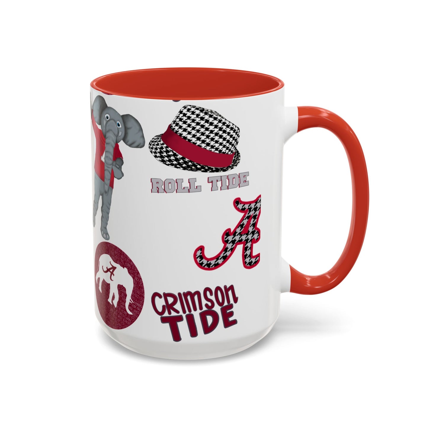 Crimson Tide Coffee Mug, Alabama Fan Cup, Roll Tide Mug, College Sports Gift, Game Day Drinkware