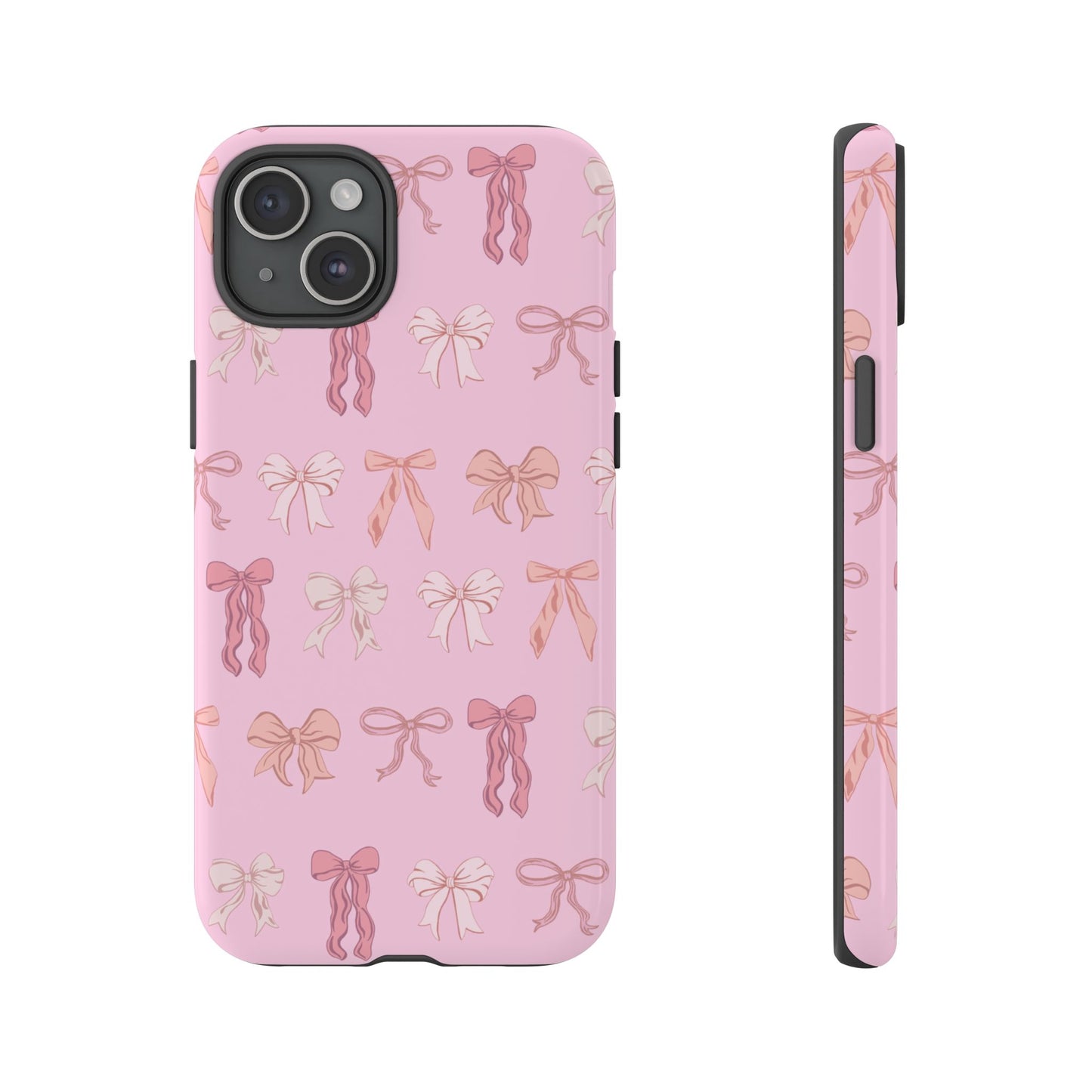 Cute Phone Case with Bow Design | Pink Aesthetic | Gifts for Her, Birthday Present, Trendy Phone Accessories, Fashionable Tech Cover