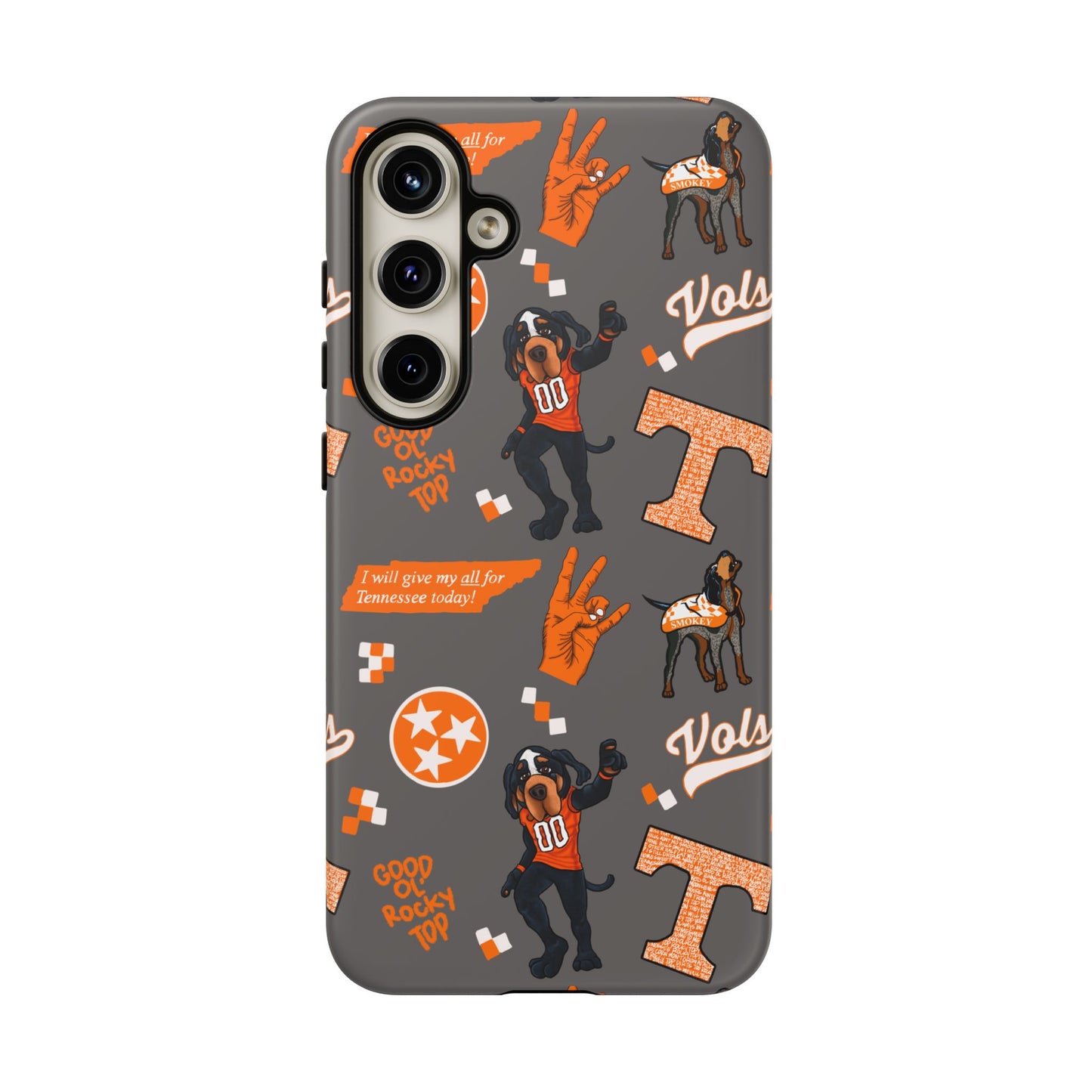 Tough Cases - Tennessee Fan Phone Case, Sports Team Accessory, Gift for Volunteers Fans, Durable Cover, College Game Day