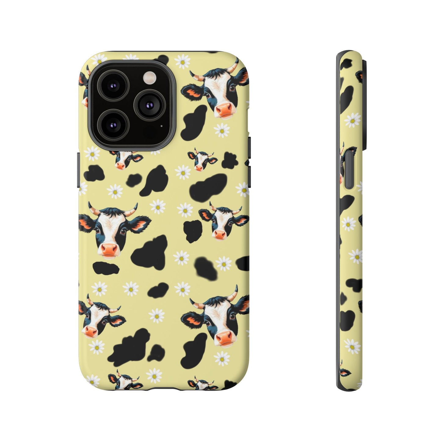 Cow Print Phone Case - Cute Protection for Animal Lovers, Gift for Farmhouse Decor, Cheerful Cow Design