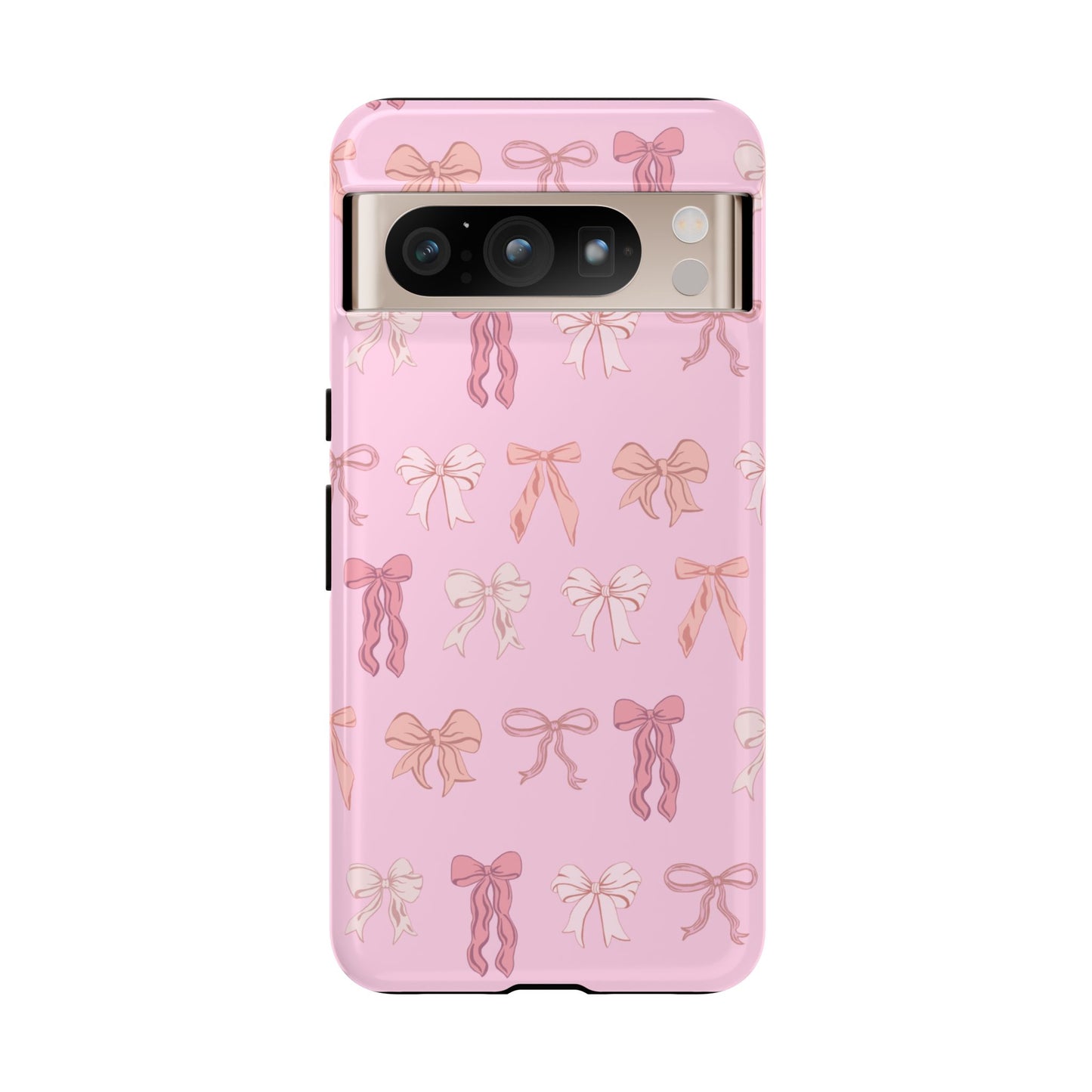 Cute Phone Case with Bow Design | Pink Aesthetic | Gifts for Her, Birthday Present, Trendy Phone Accessories, Fashionable Tech Cover