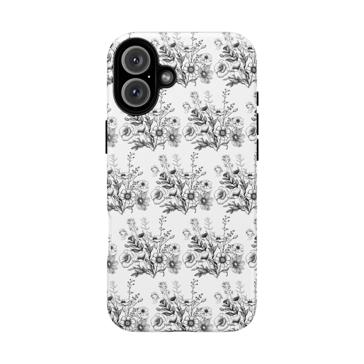 Floral Phone Case, Tough Cases with Elegant Black and White Design, Protective Cover for Fashion Lovers, Unique Gift for All [...]