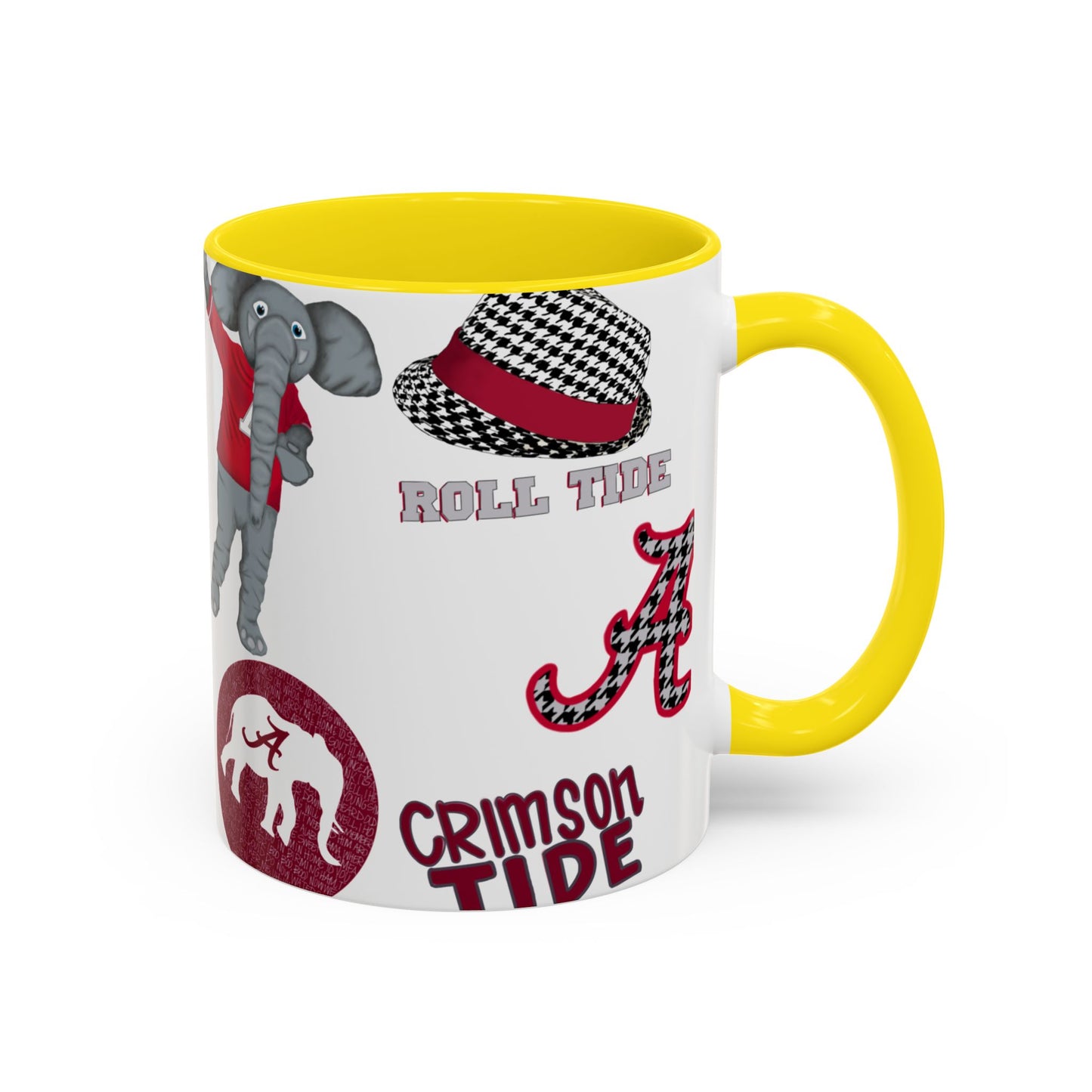Crimson Tide Coffee Mug, Alabama Fan Cup, Roll Tide Mug, College Sports Gift, Game Day Drinkware