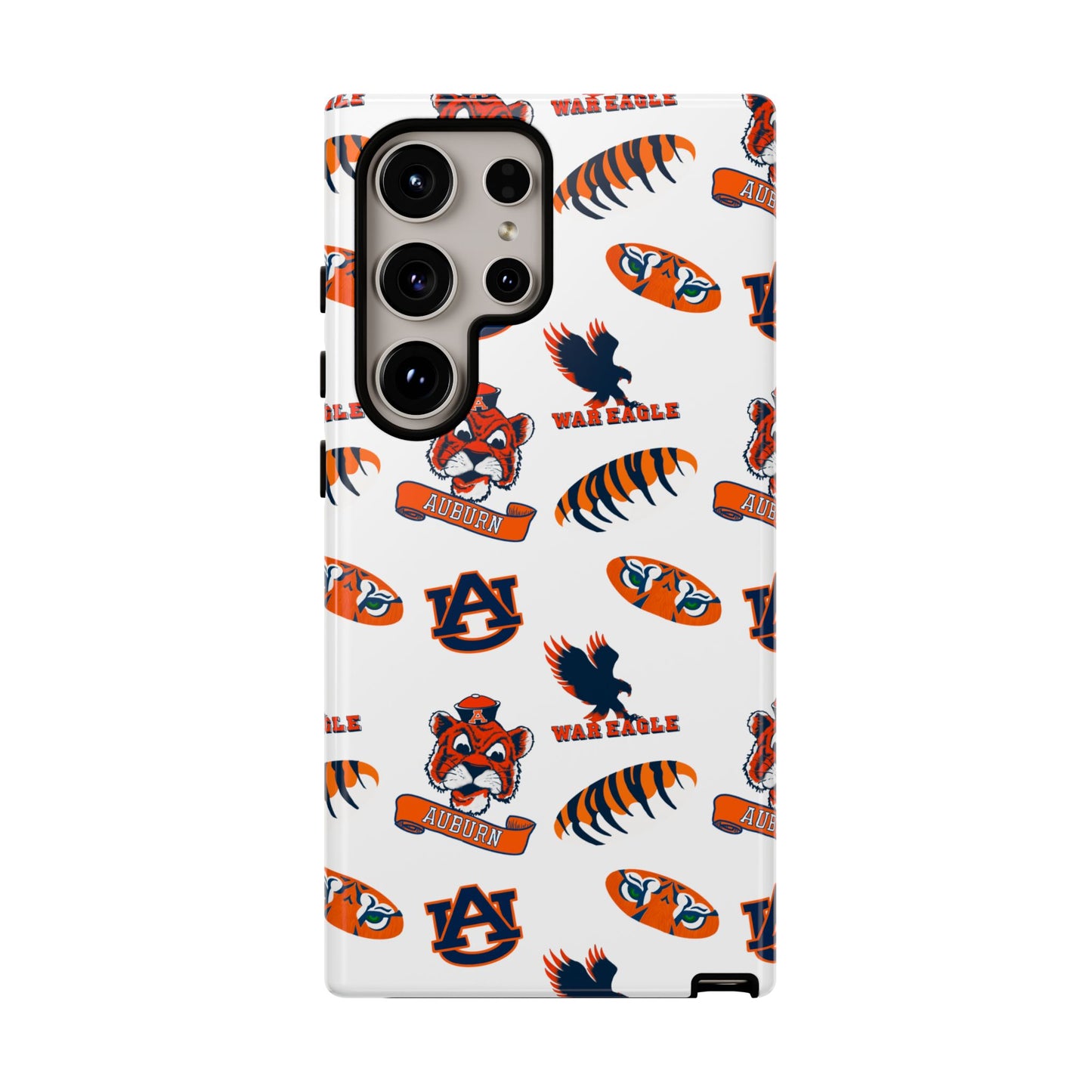 Auburn Fan Phone Case, Sports Team Accessory, Gift for Auburn Fans, Durable Cover, College Game Day