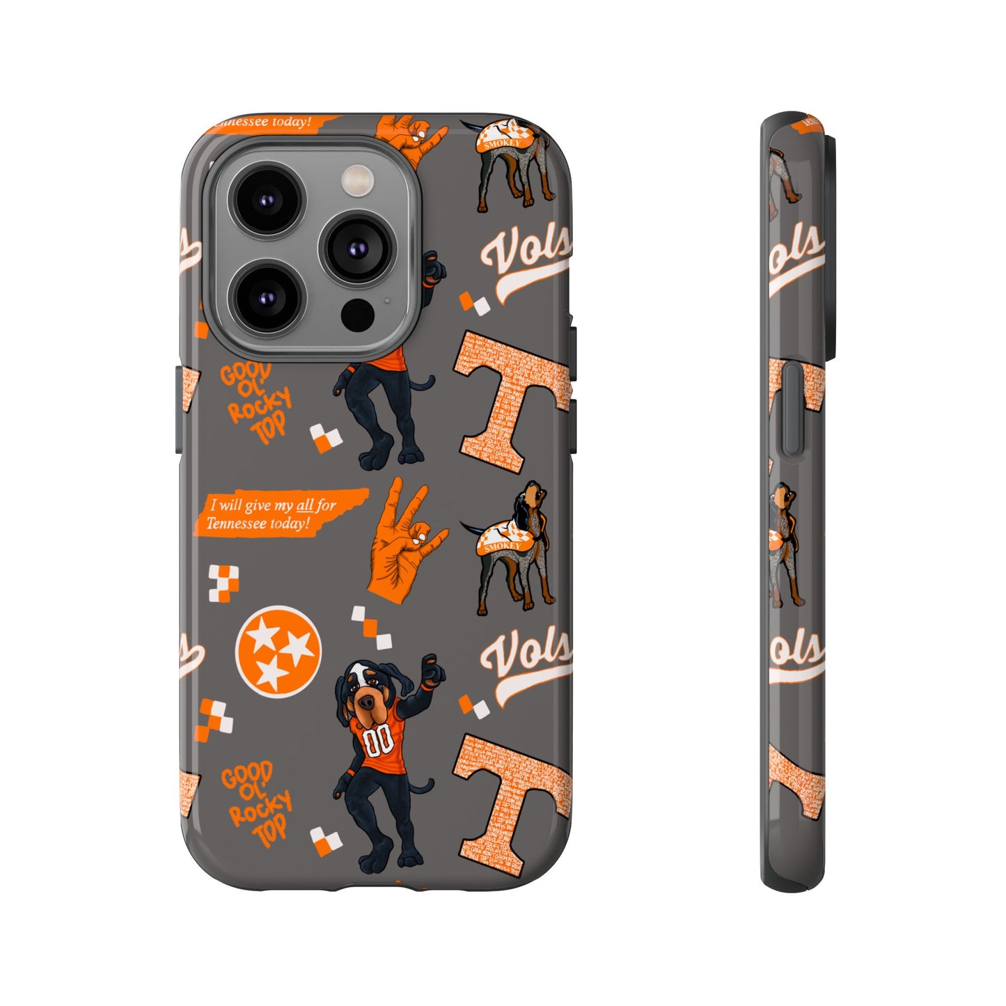 Tough Cases - Tennessee Fan Phone Case, Sports Team Accessory, Gift for Volunteers Fans, Durable Cover, College Game Day