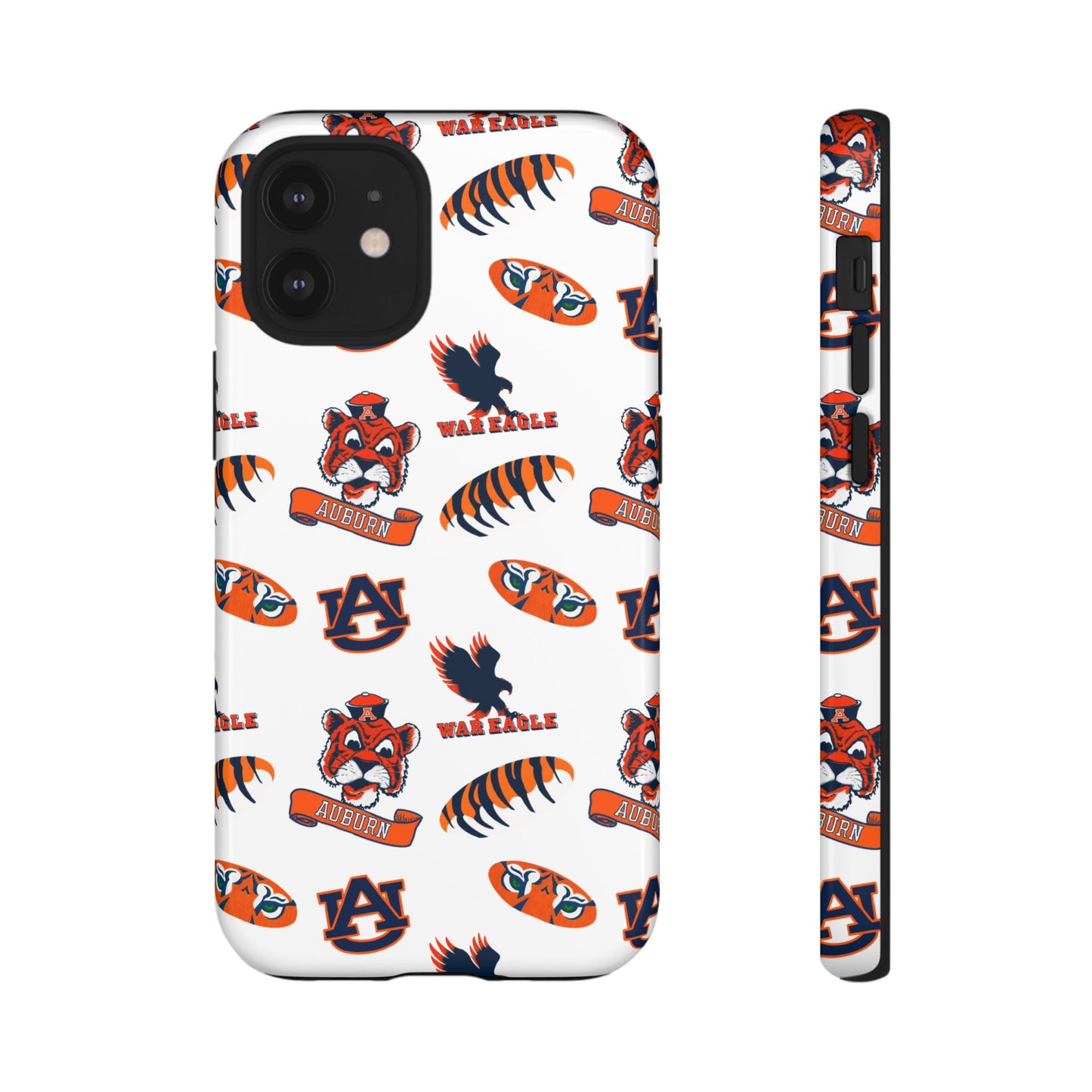 Auburn Fan Phone Case, Sports Team Accessory, Gift for Auburn Fans, Durable Cover, College Game Day