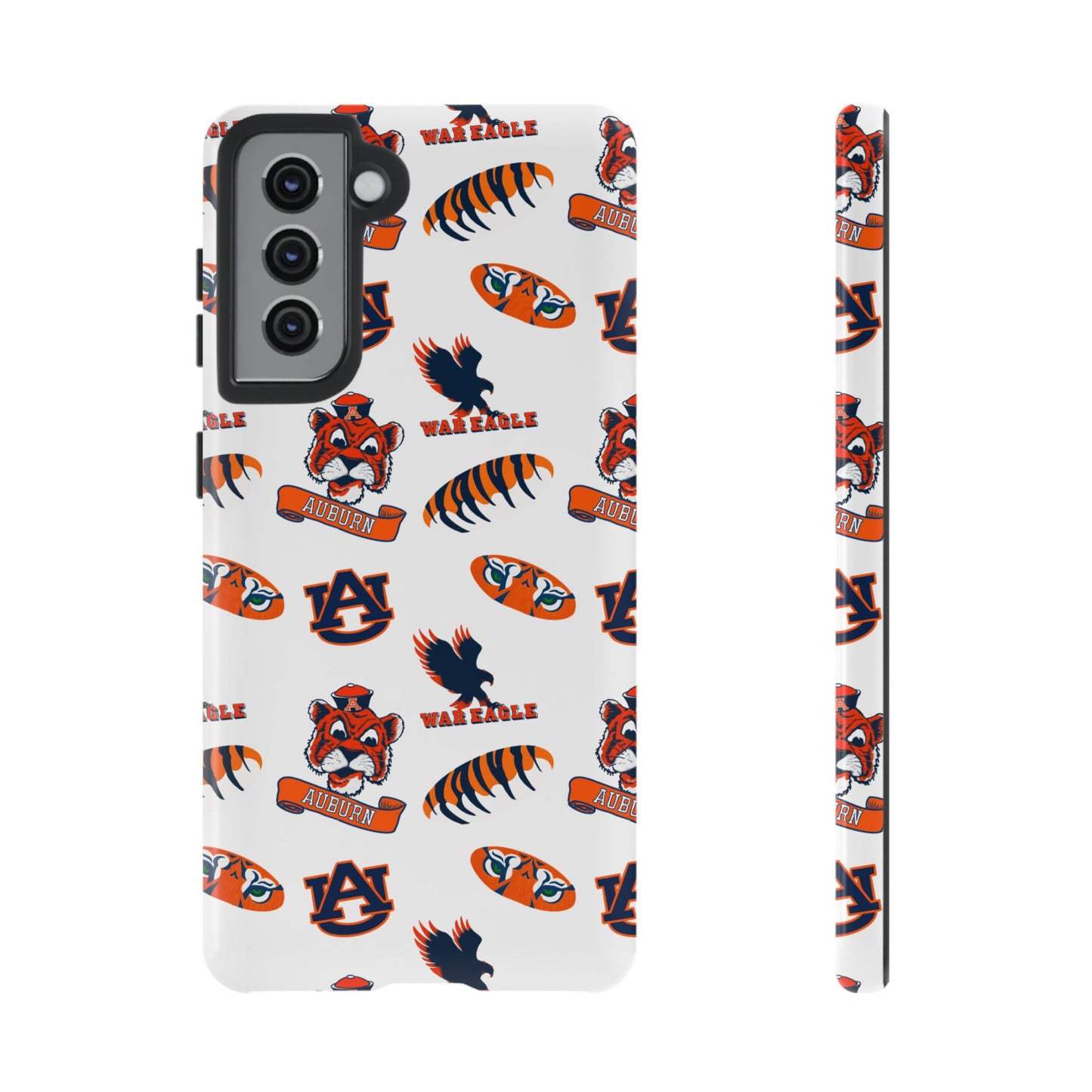 Auburn Fan Phone Case, Sports Team Accessory, Gift for Auburn Fans, Durable Cover, College Game Day